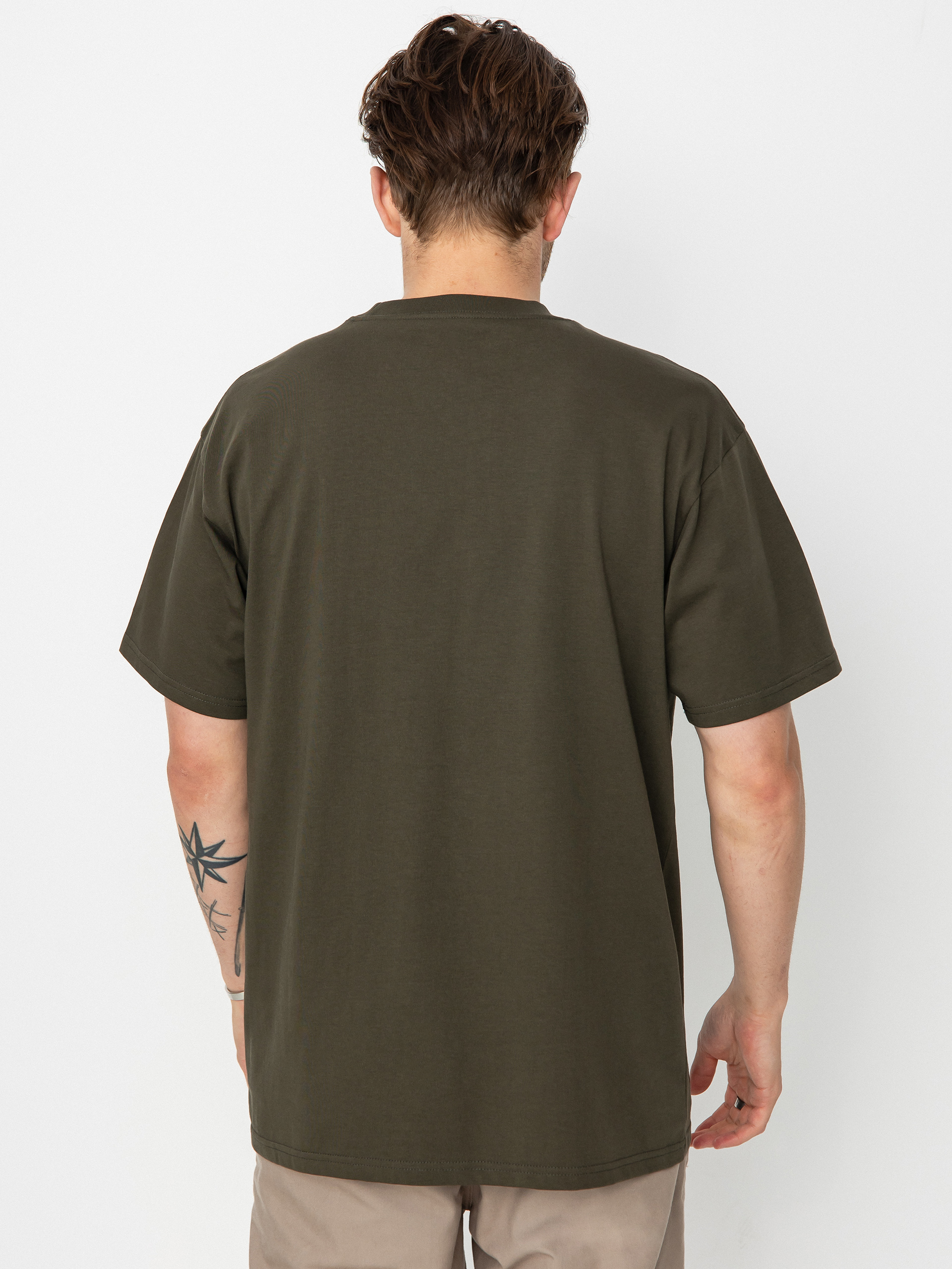 T-shirt Carhartt WIP Script Embroidery (cypress/black)