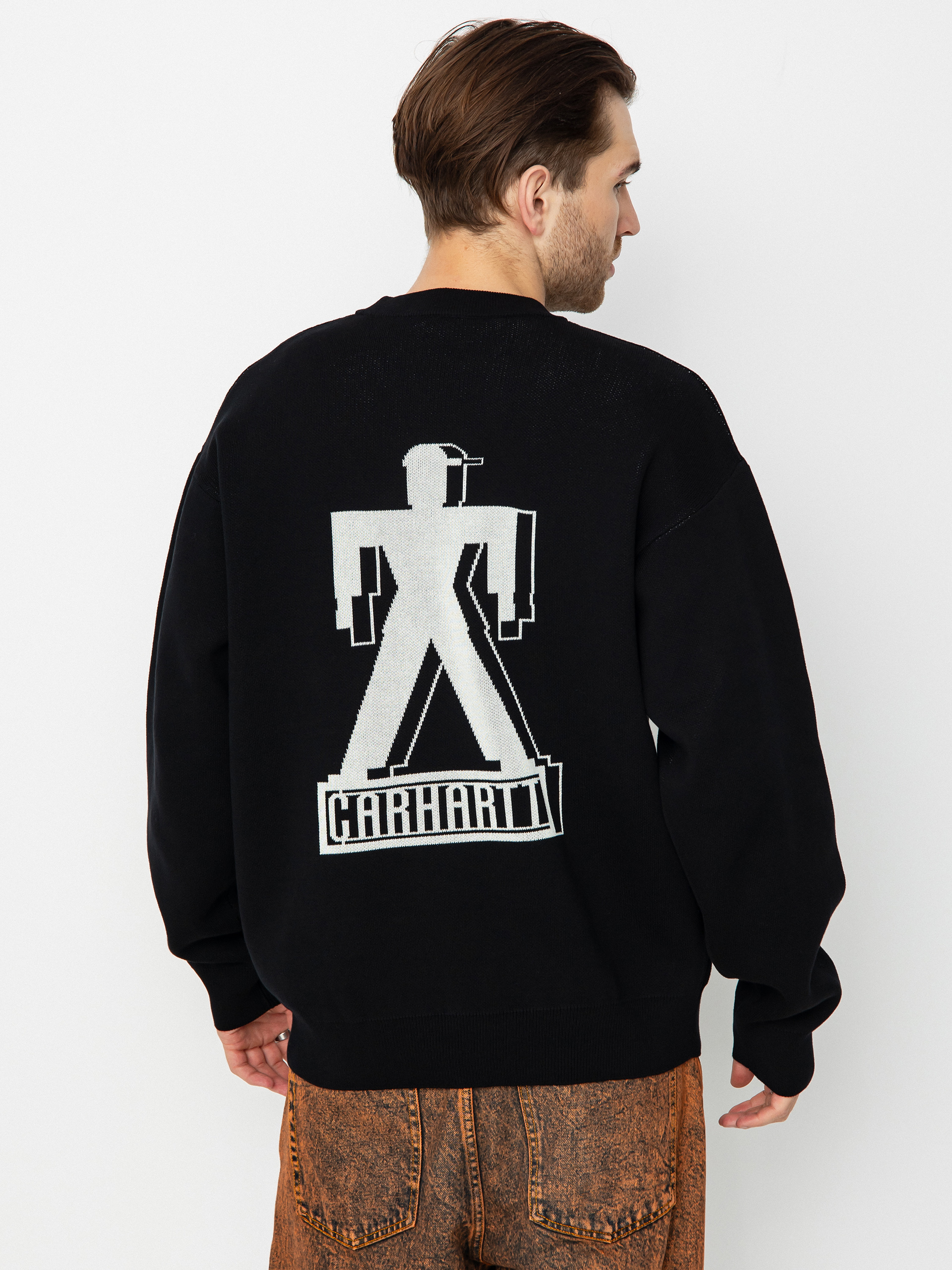 Sweter Carhartt WIP Built (black/wax)