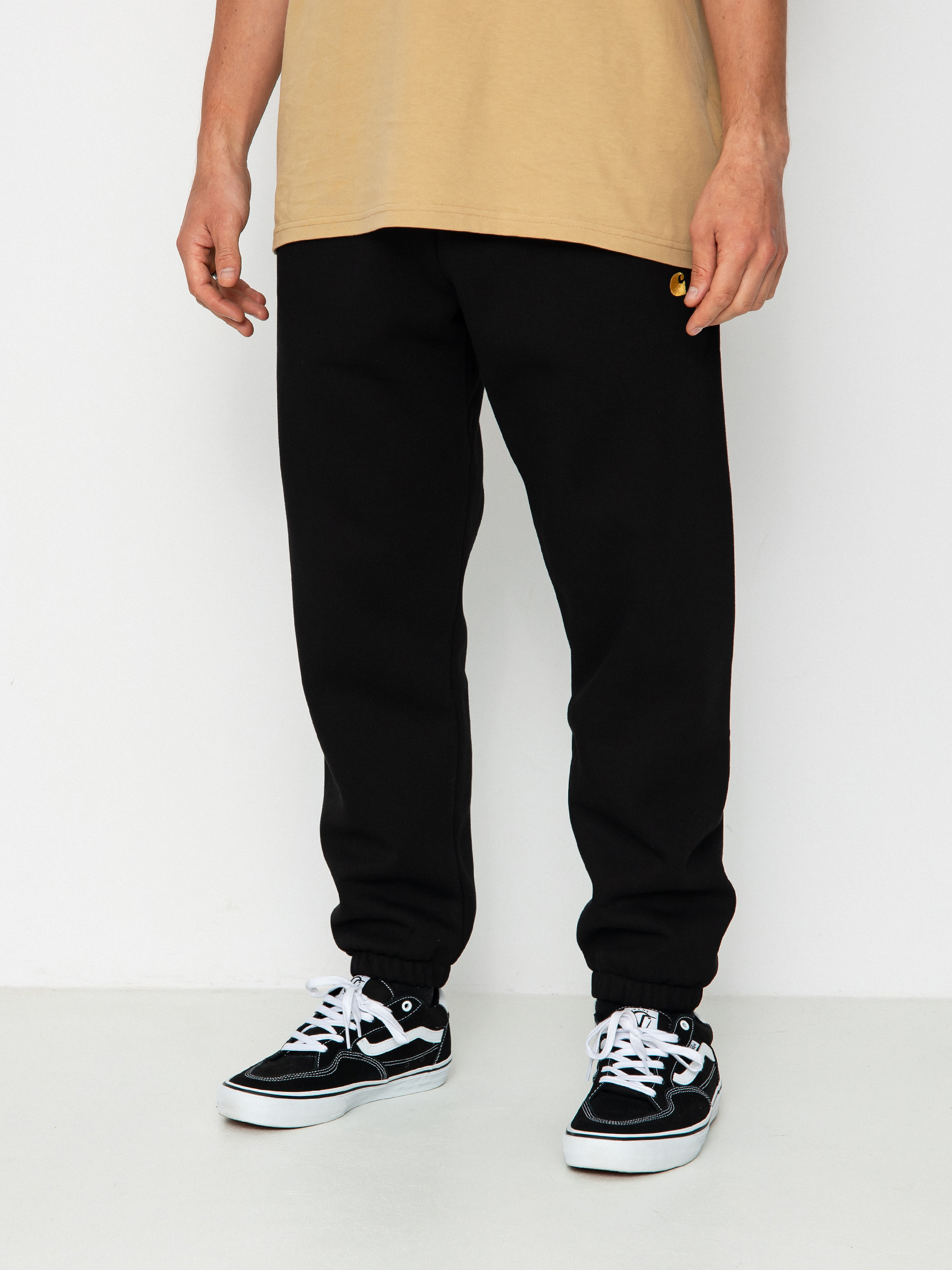Spodnie Carhartt WIP Chase (black/gold)
