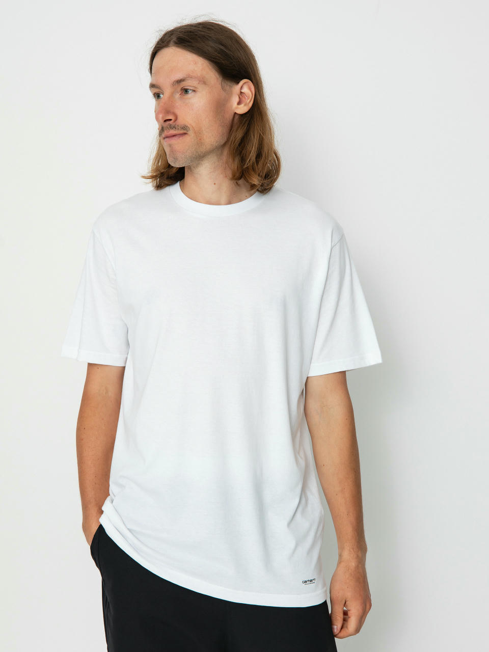 T-shirt Carhartt WIP Standard Crew Neck 2-pack (white white)