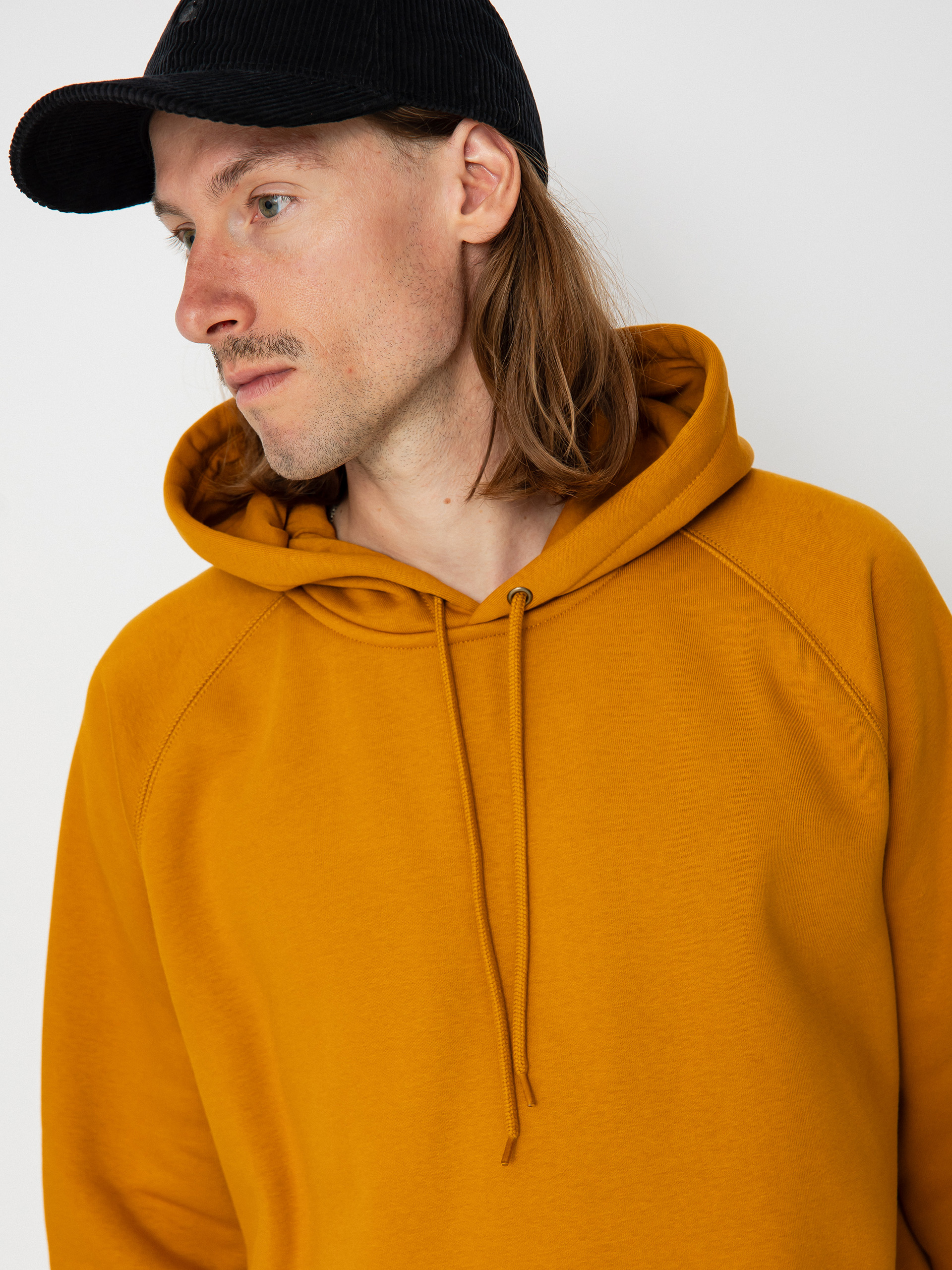 Bluza z kapturem Carhartt WIP Chase HD (buckthorn/gold)