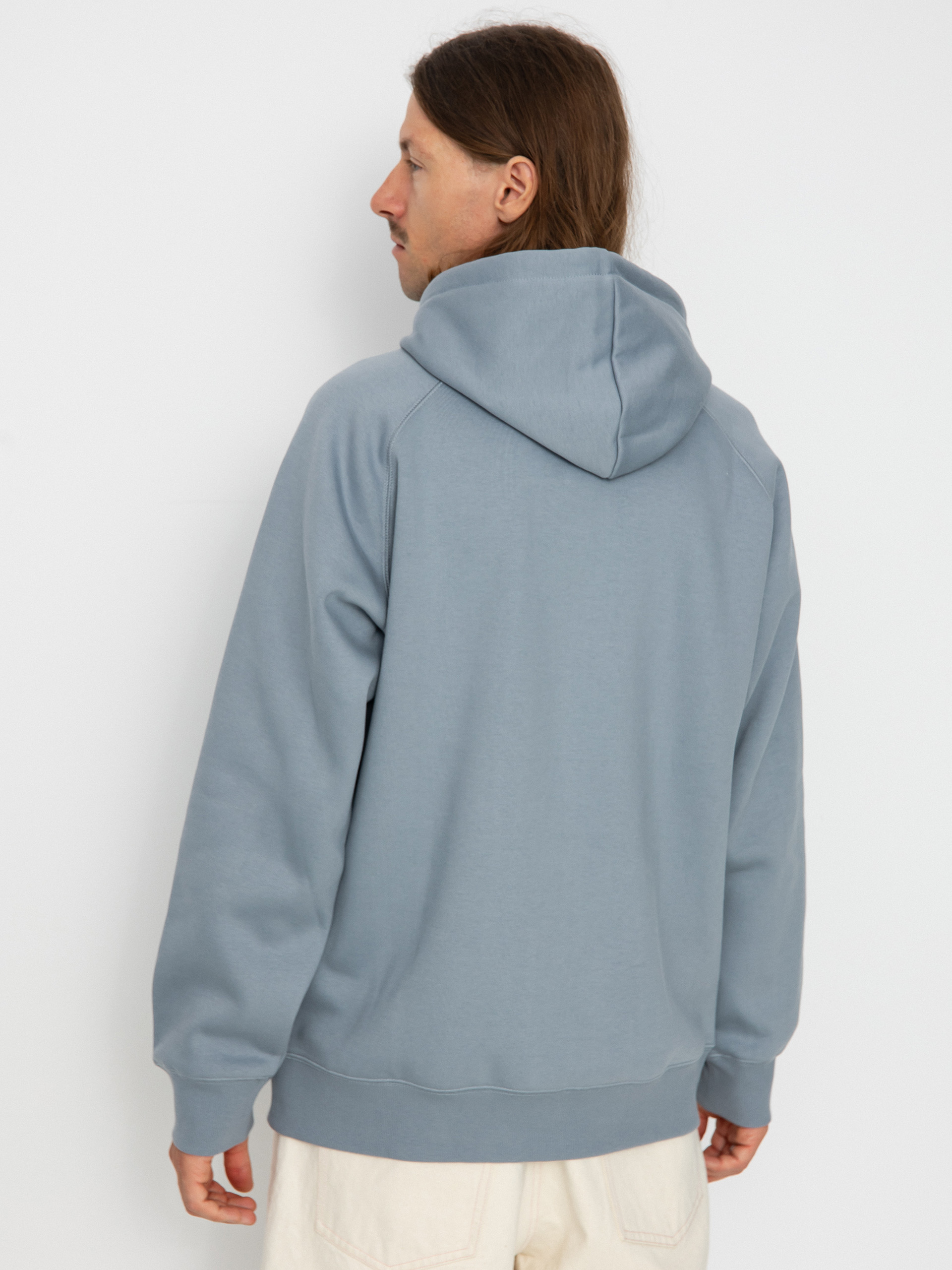 Bluza z kapturem Carhartt WIP Chase HD (mirror/gold)