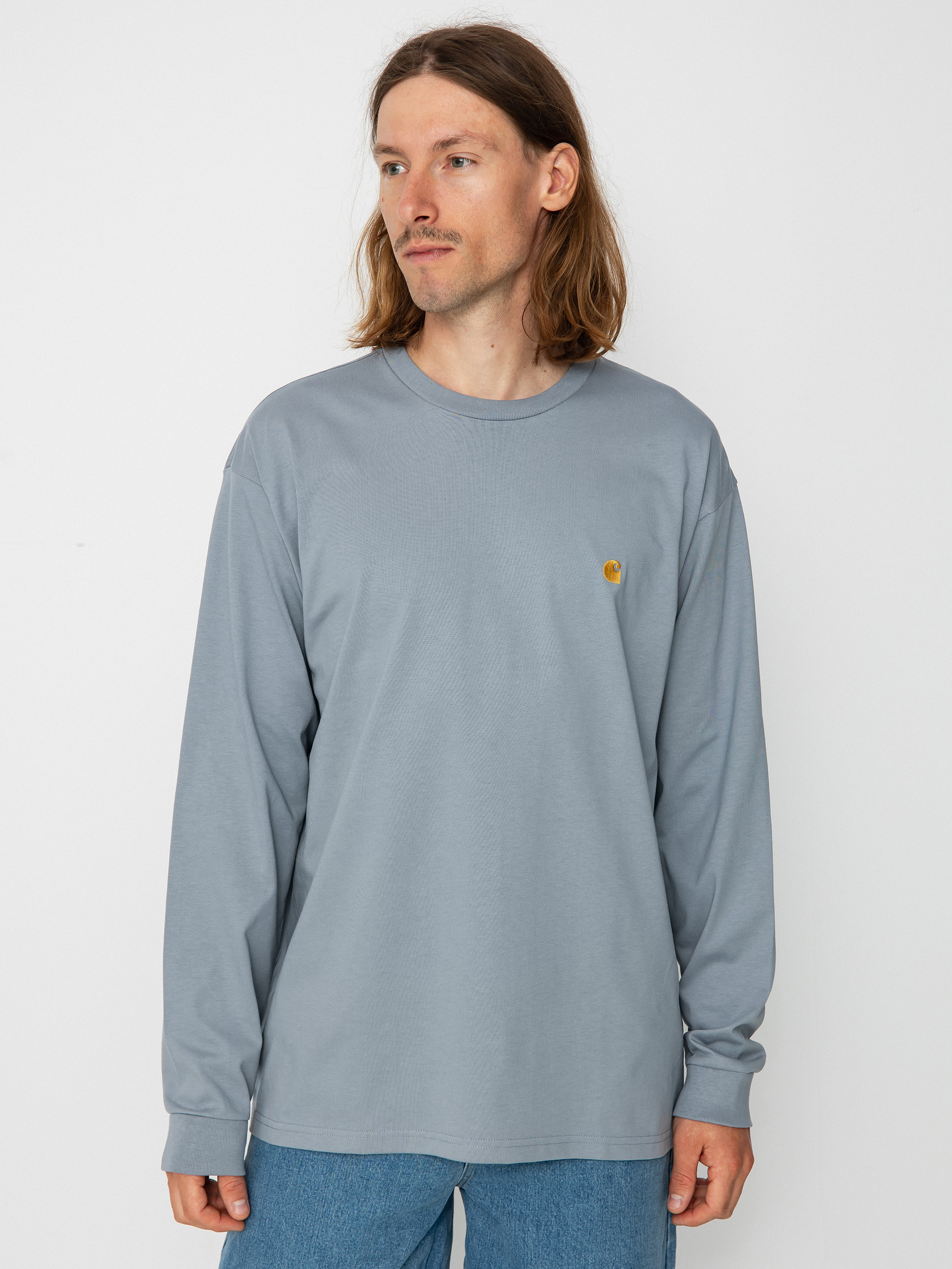 Longsleeve Carhartt WIP Chase (mirror/gold)