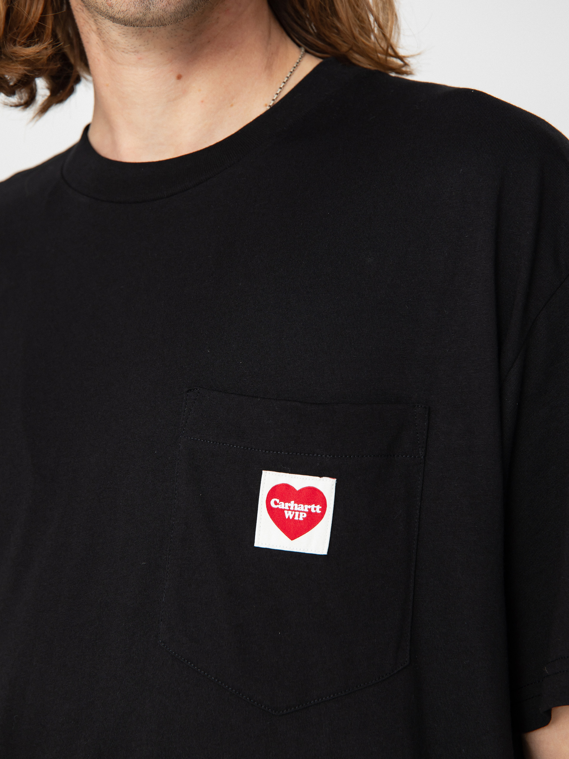 T-shirt Carhartt WIP Pocket Heart (black)
