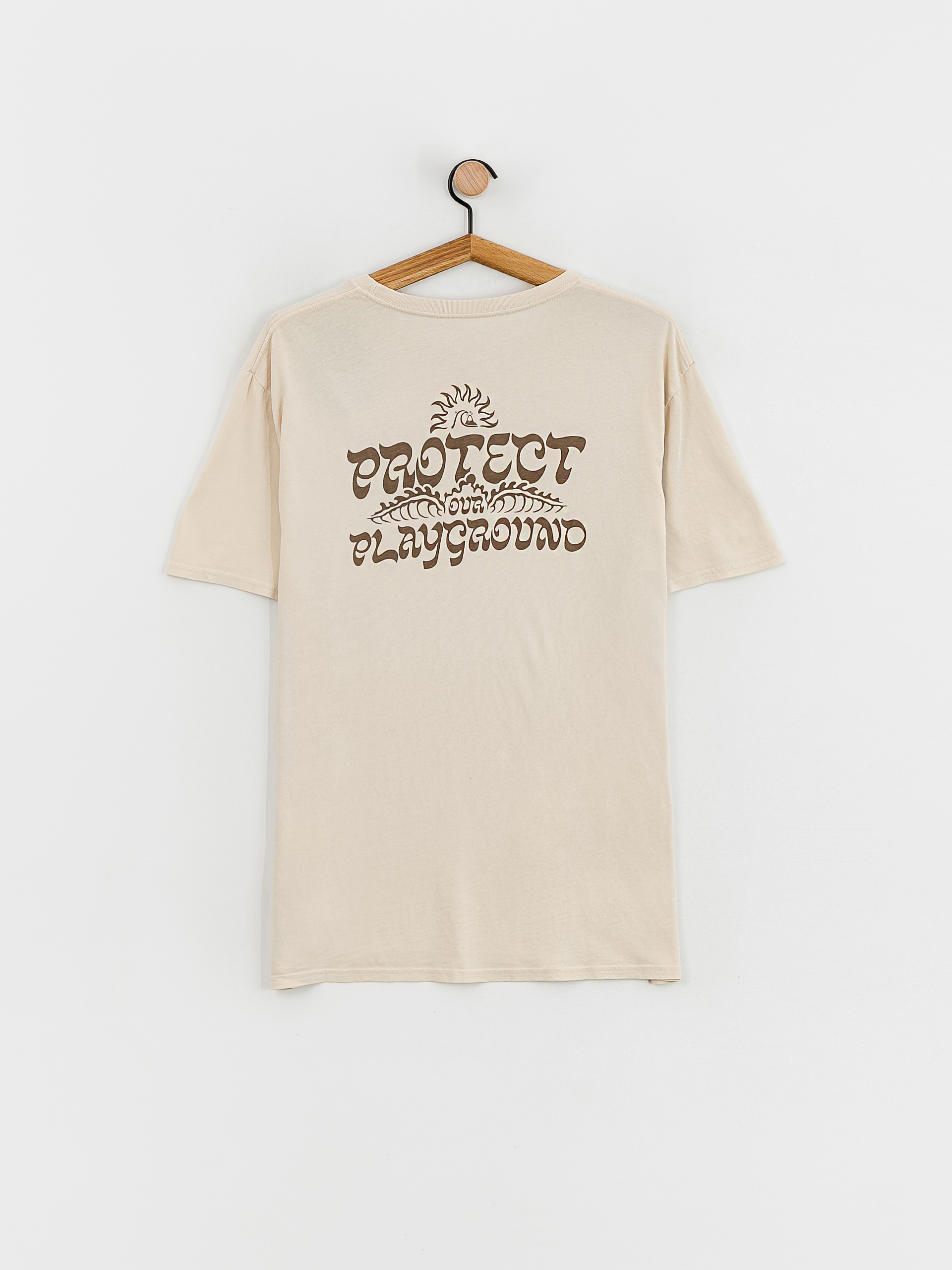 T-shirt Quiksilver Earthy Type (birch)