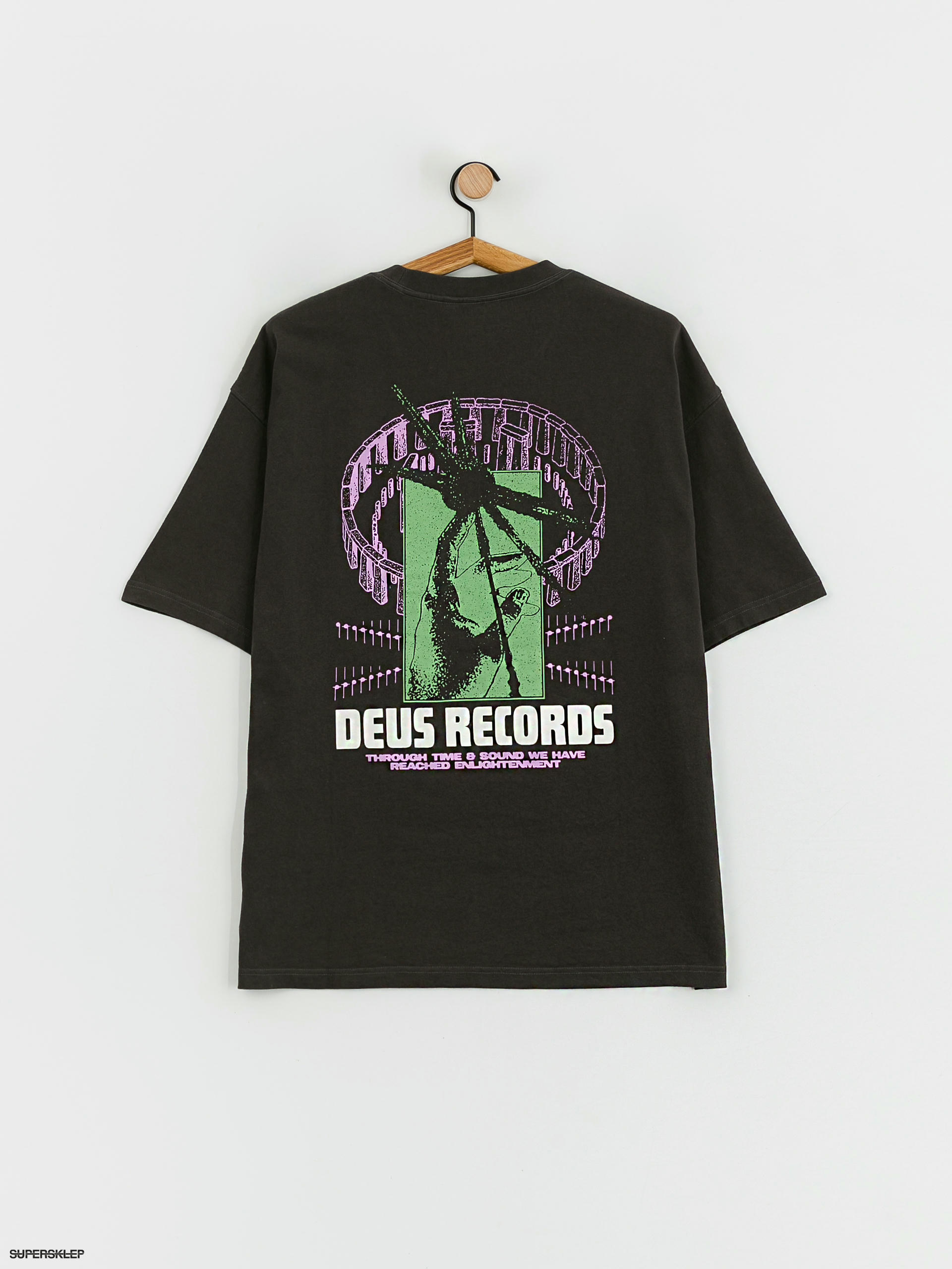 T-shirt Deus Ex Machina Time And Sound (anthracite)