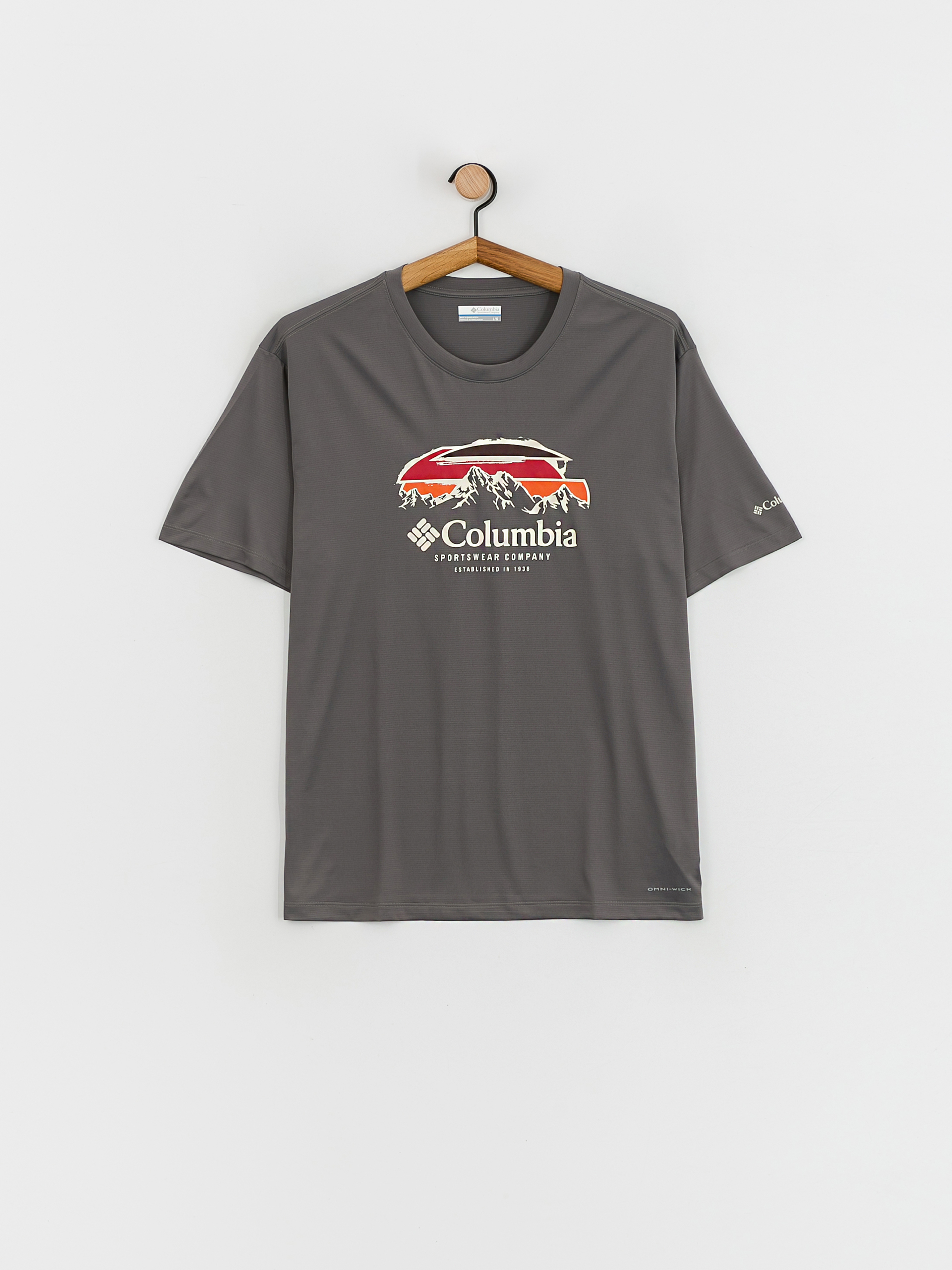 T-shirt Columbia Hike Graphic (city grey/hikers haven graphic)