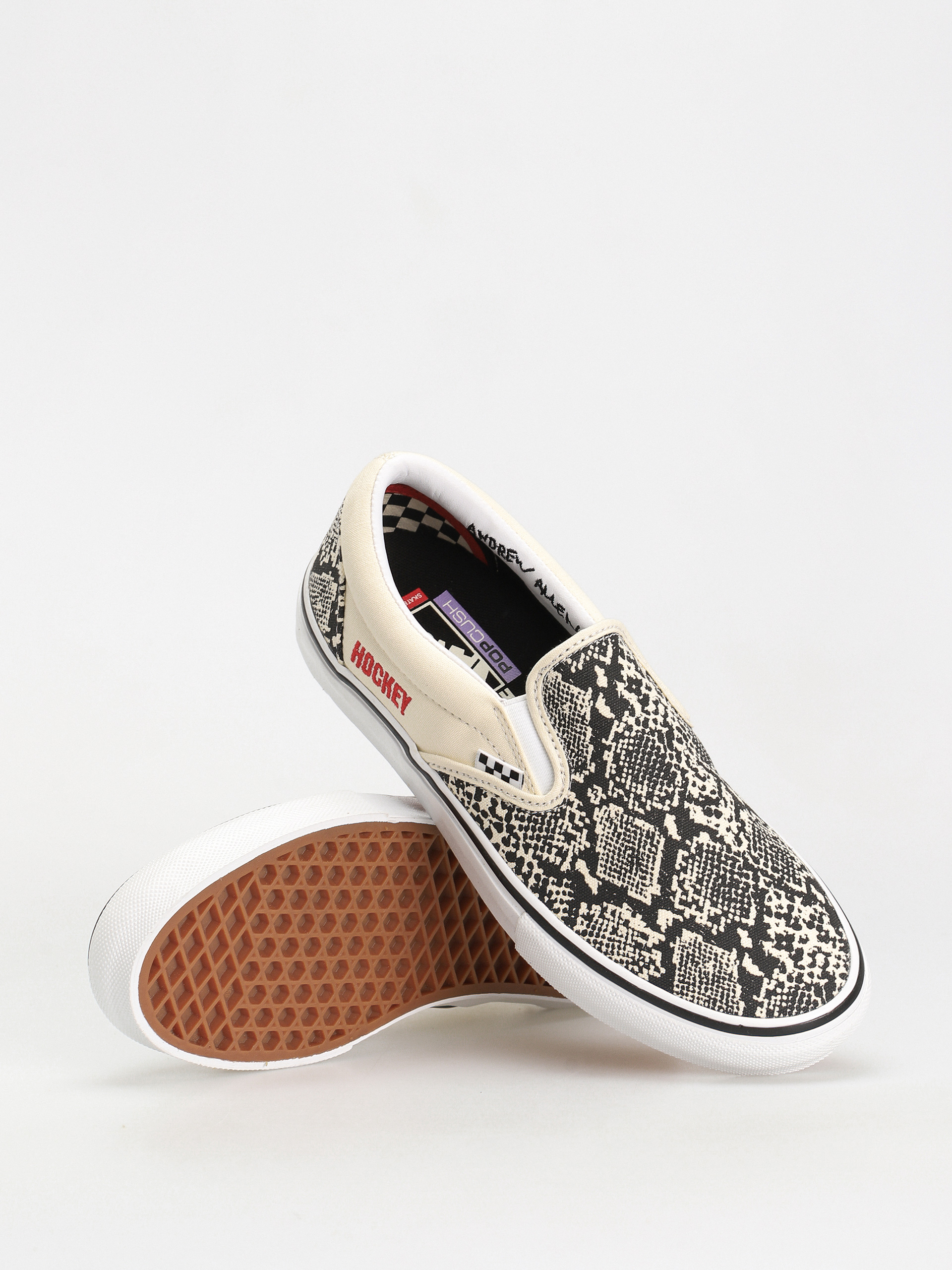 Buty Vans X Hockey Skate Slip On (hockey skateboards snake skin)