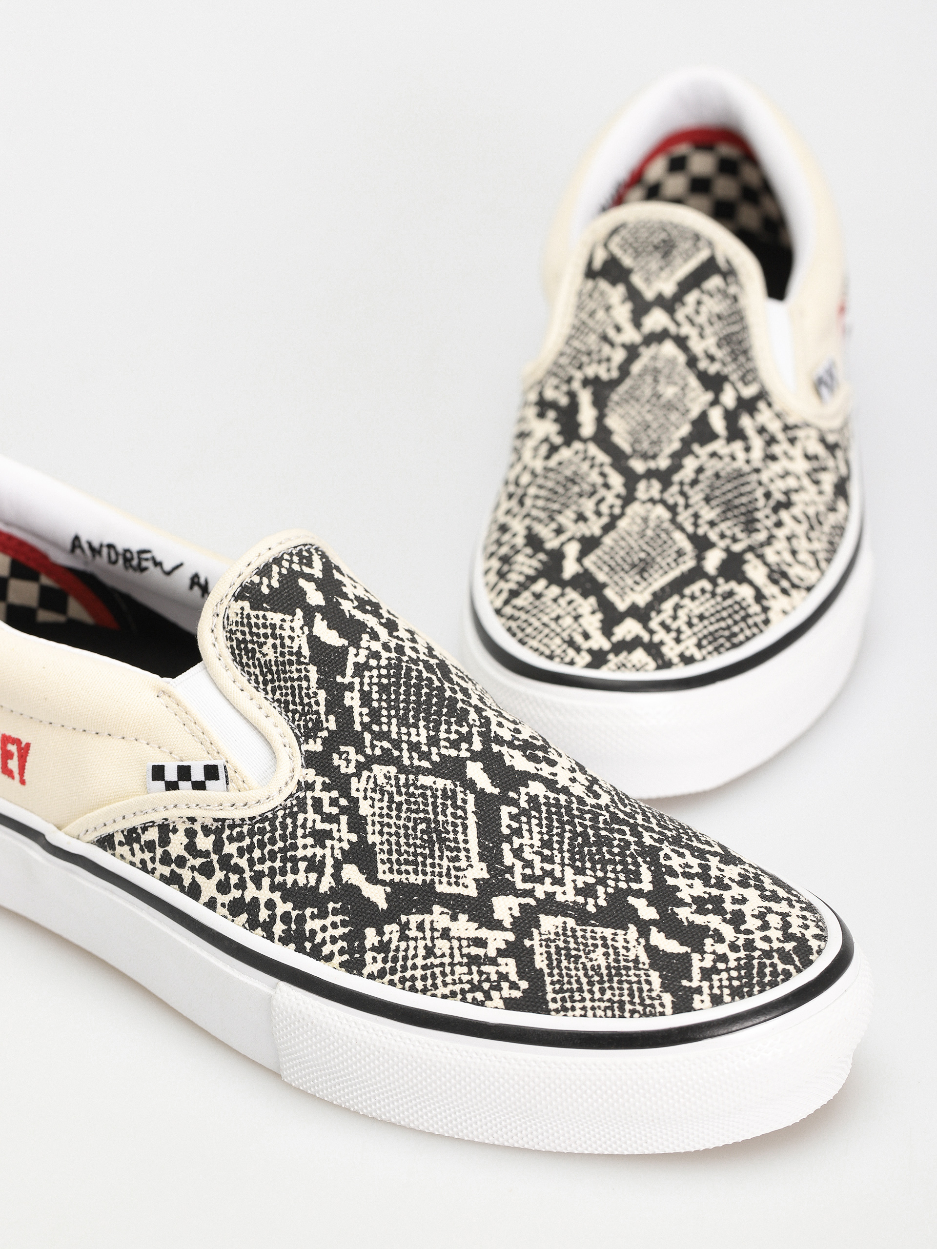 Buty Vans X Hockey Skate Slip On (hockey skateboards snake skin)
