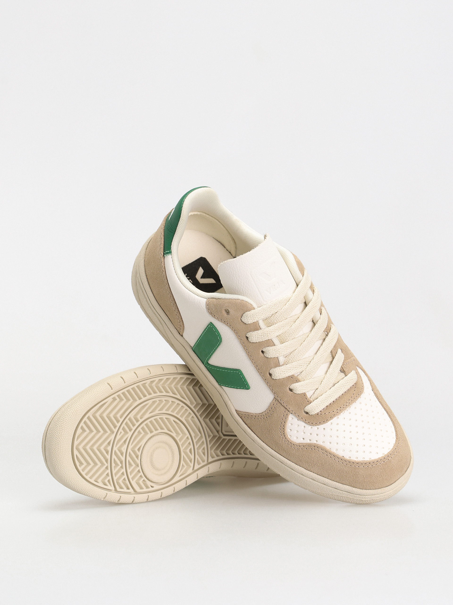 Buty Veja V-10 Wmn (extra white emeraude sahara)