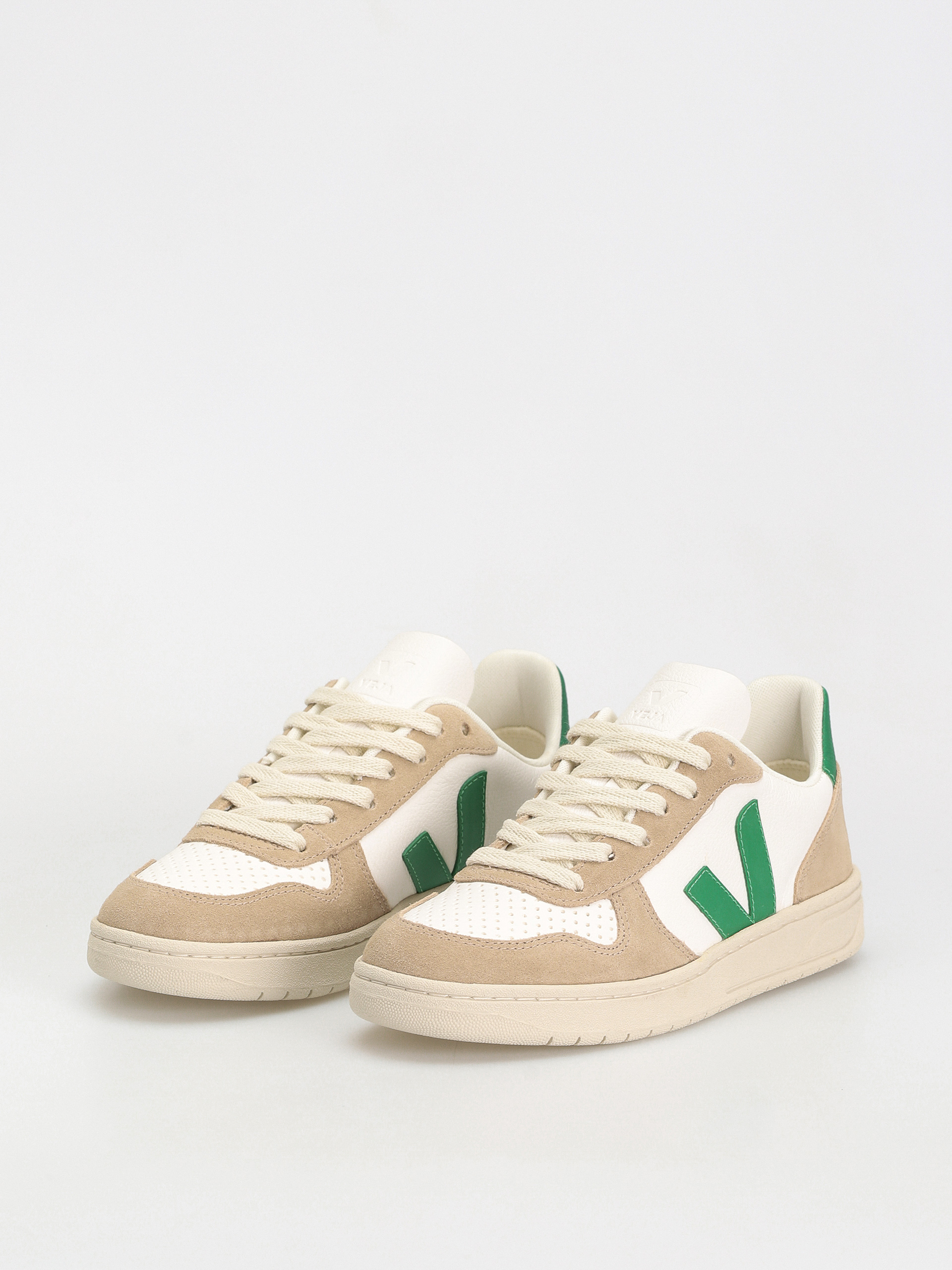 Buty Veja V-10 Wmn (extra white emeraude sahara)