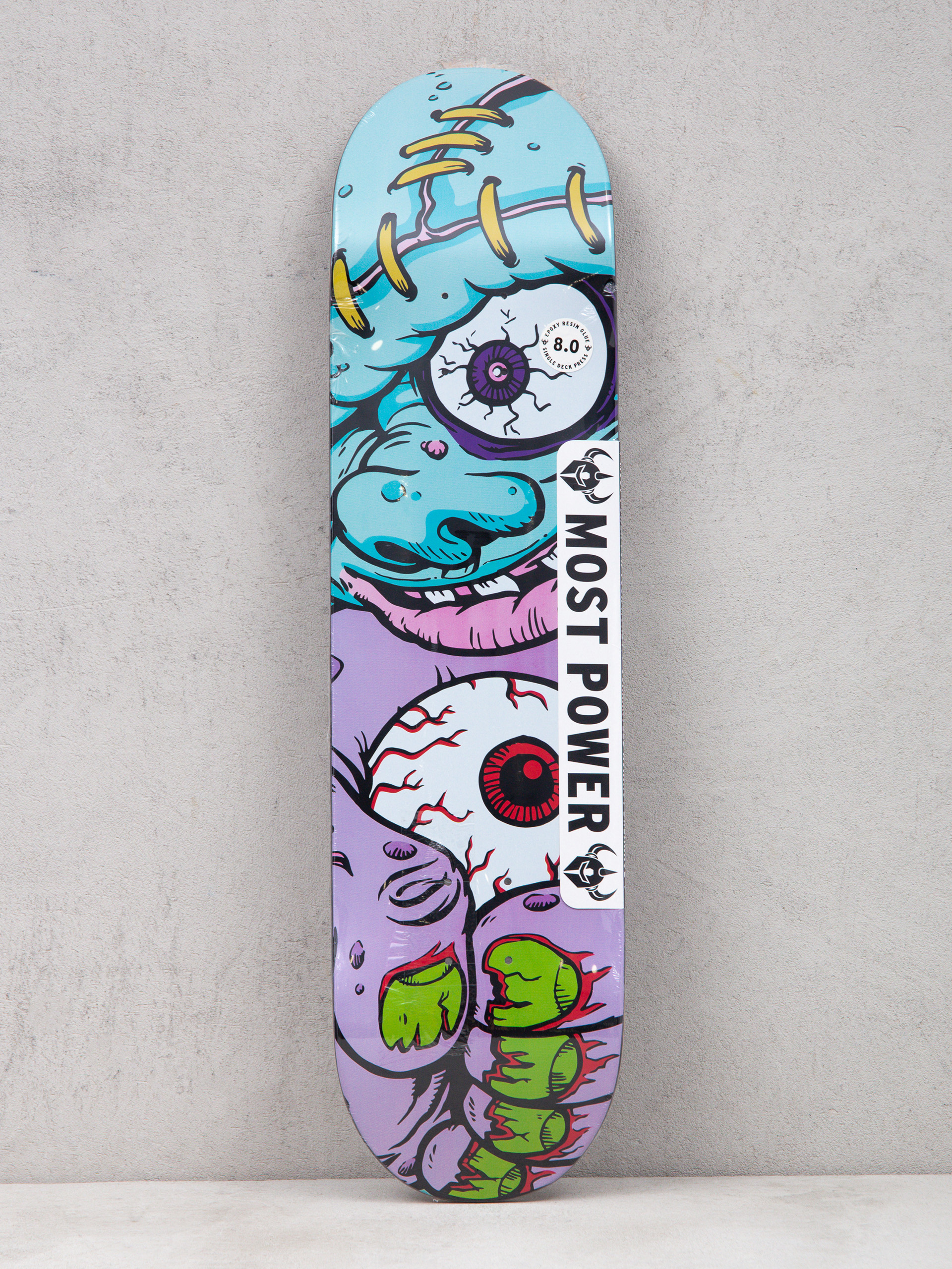 Deck Darkstar Madballs Fist Face (blue/violet)