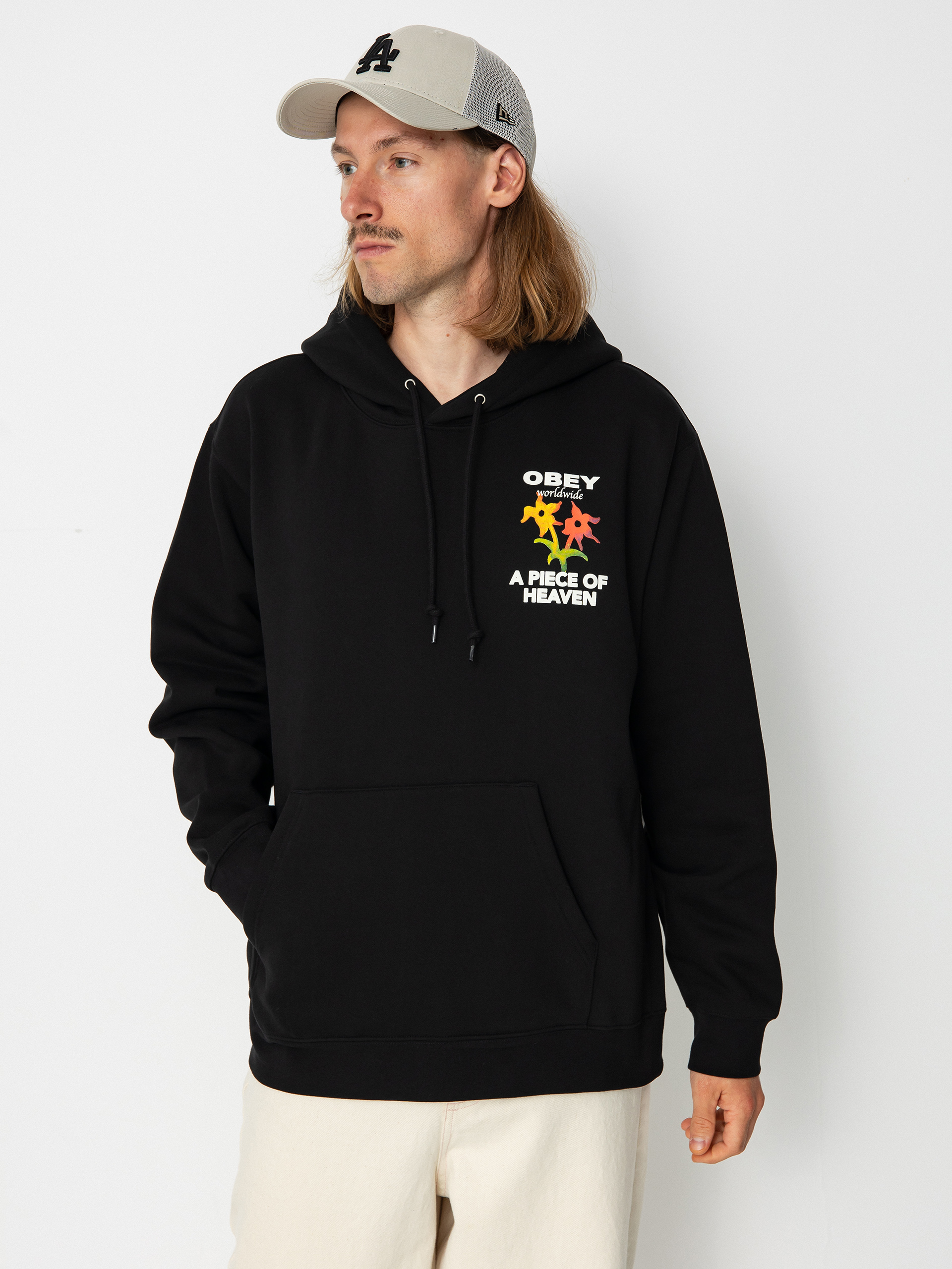 Bluza z kapturem OBEY A Piece Of Heaven HD (black)