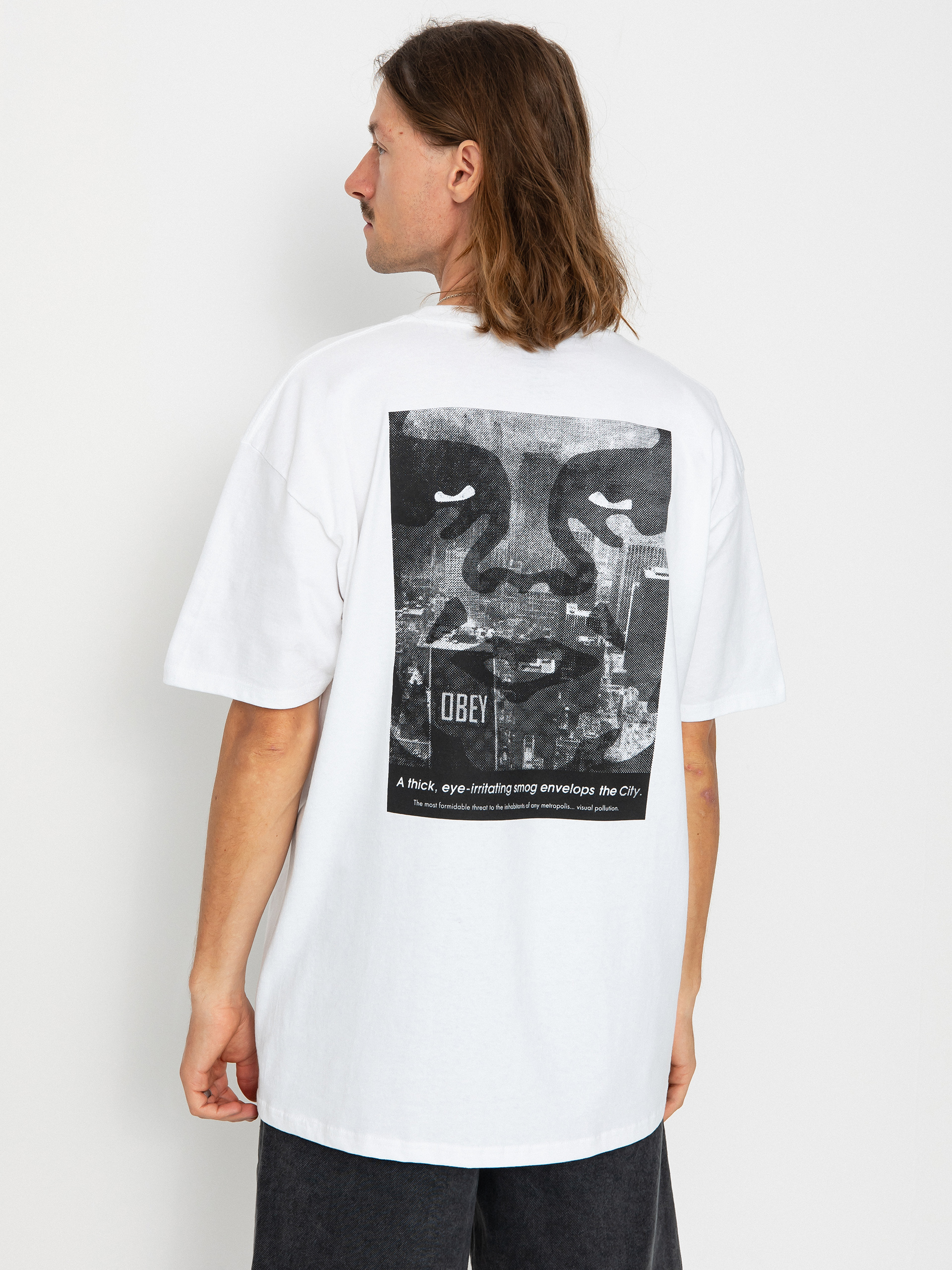 T-shirt OBEY Nyc Smog (white)