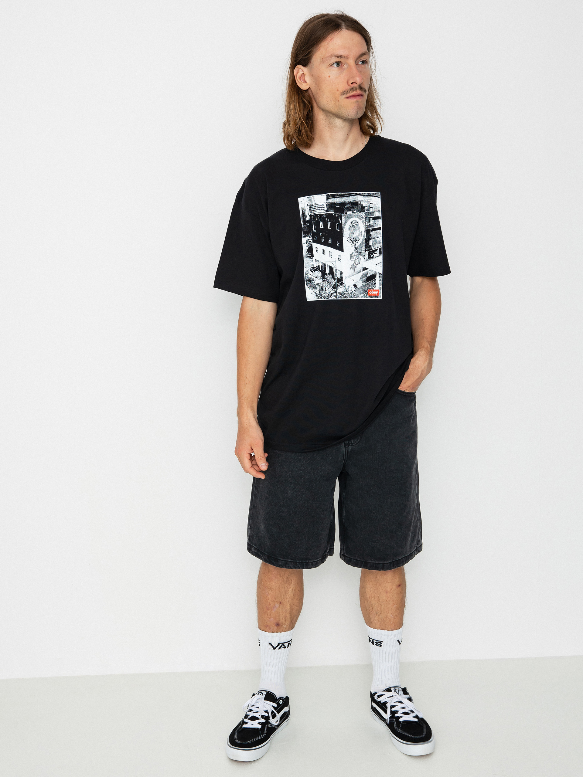 T-shirt OBEY South Korea Photo (black)