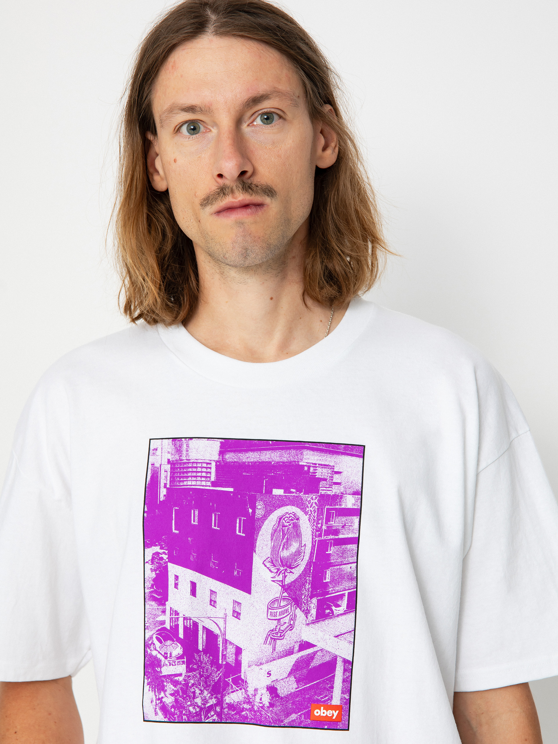 T-shirt OBEY South Korea Photo (white)