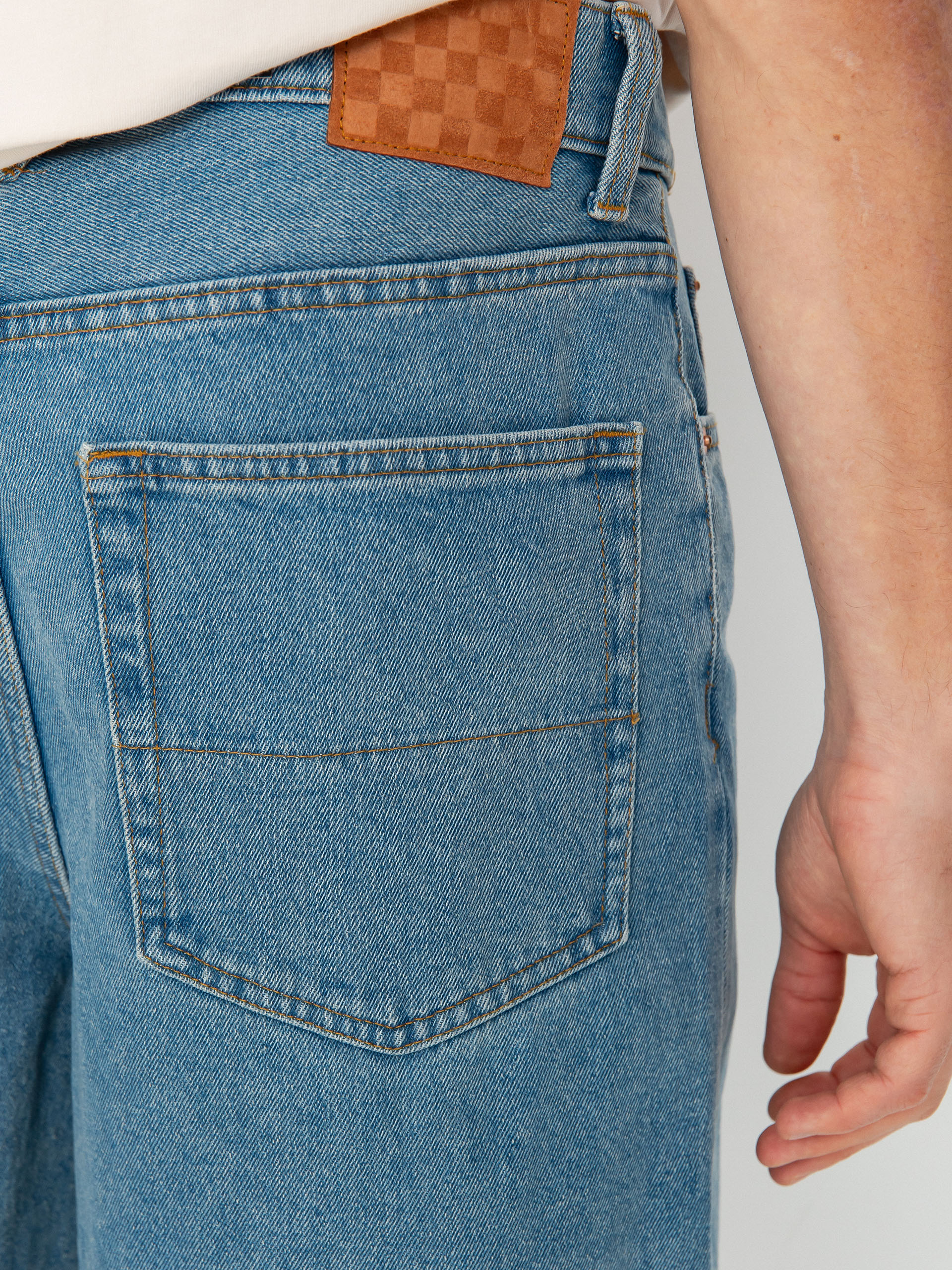 Szorty Vans Check 5 Baggy Denim (stonewash/blue)