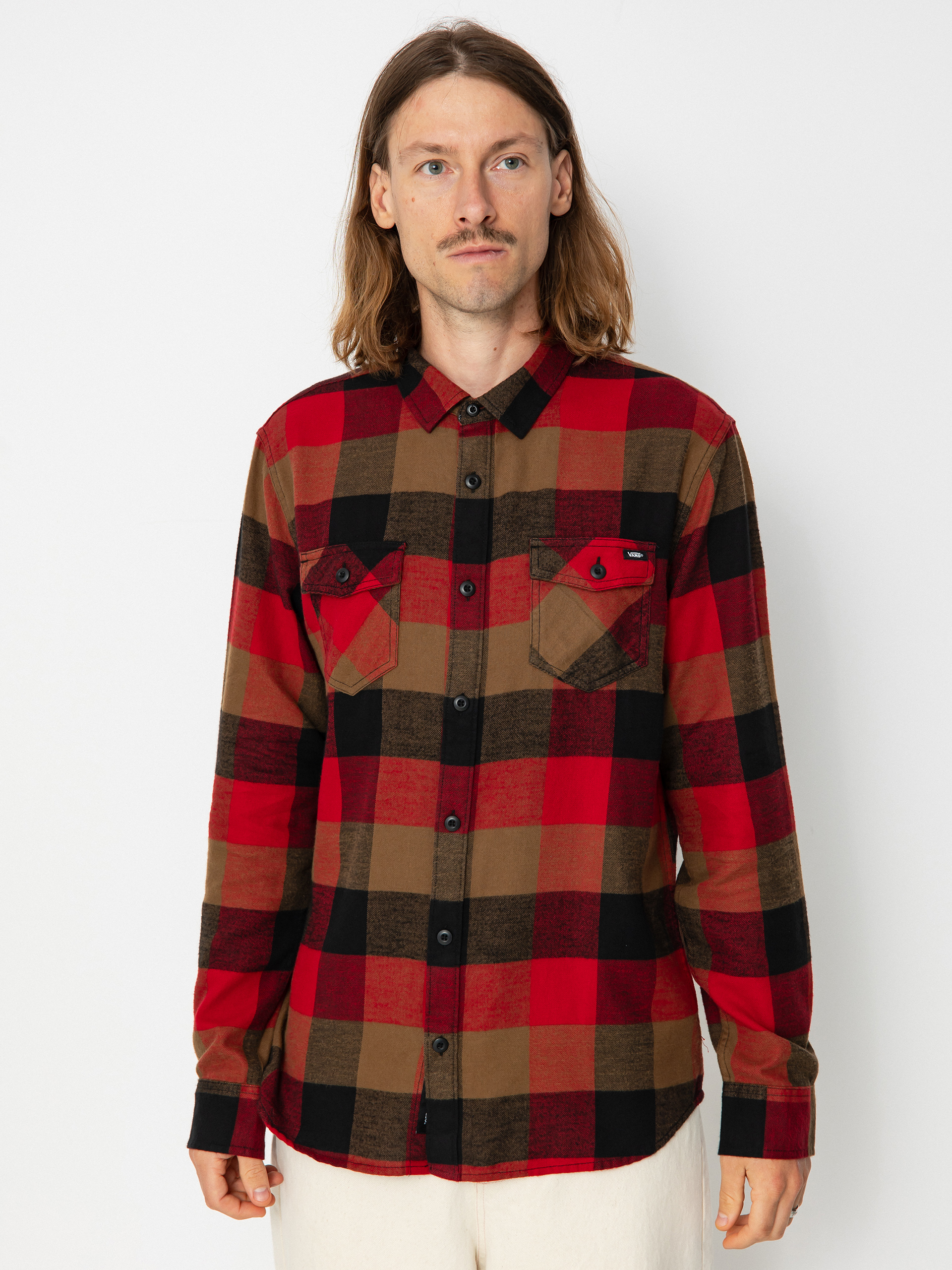 Koszula Vans Box Flannel (chili pepper/sepia)