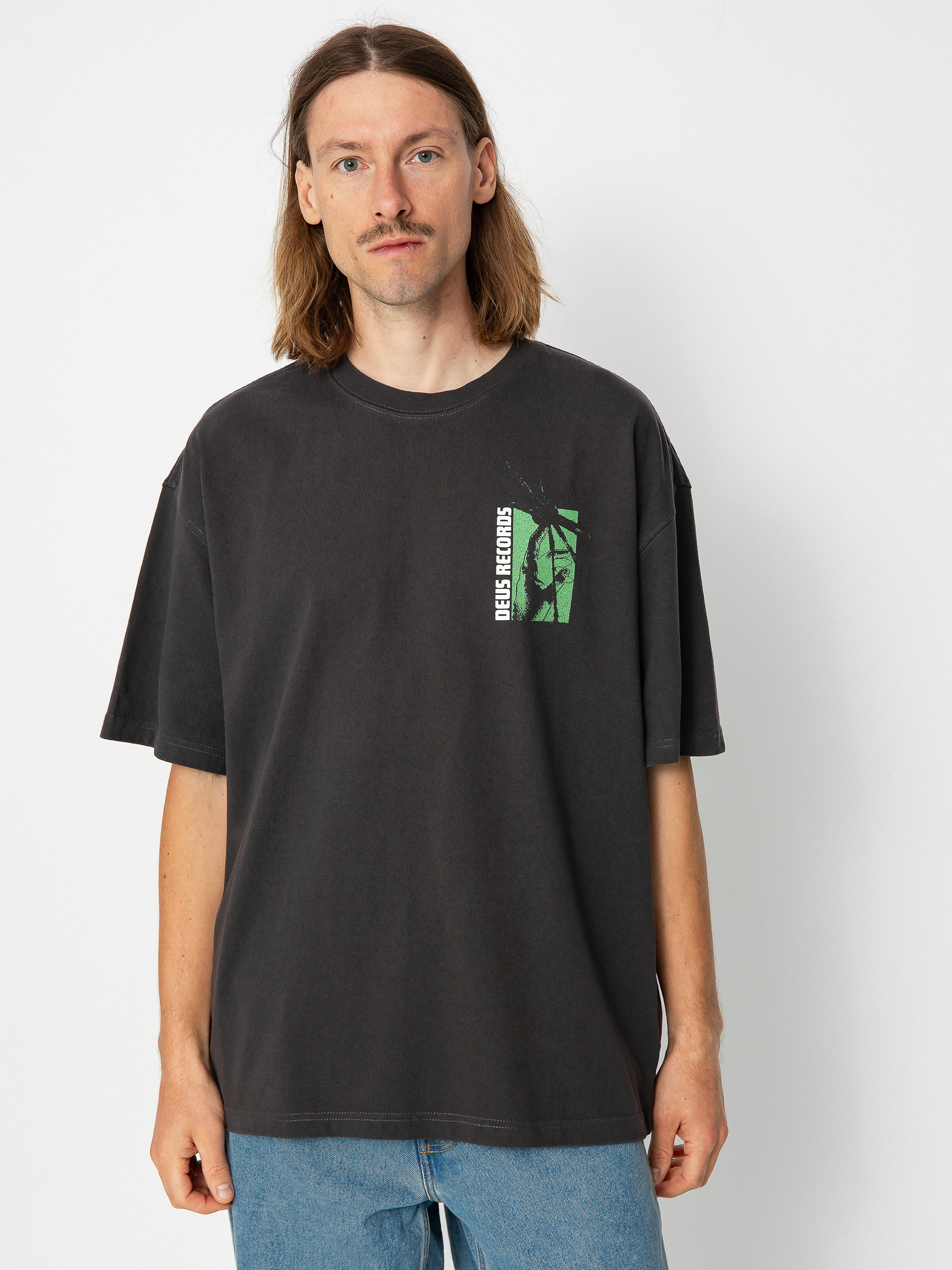 T-shirt Deus Ex Machina Time And Sound (anthracite)