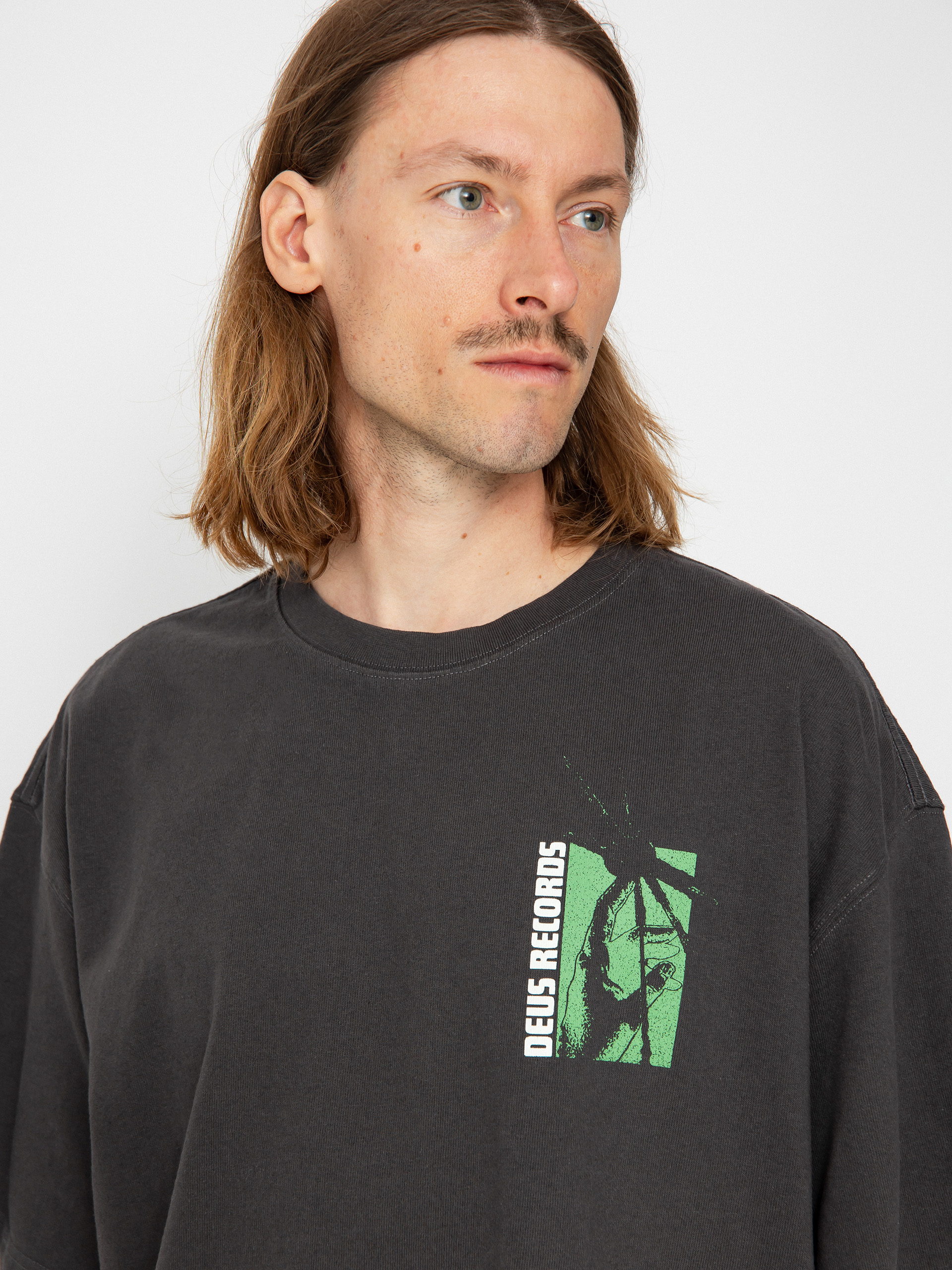 T-shirt Deus Ex Machina Time And Sound (anthracite)