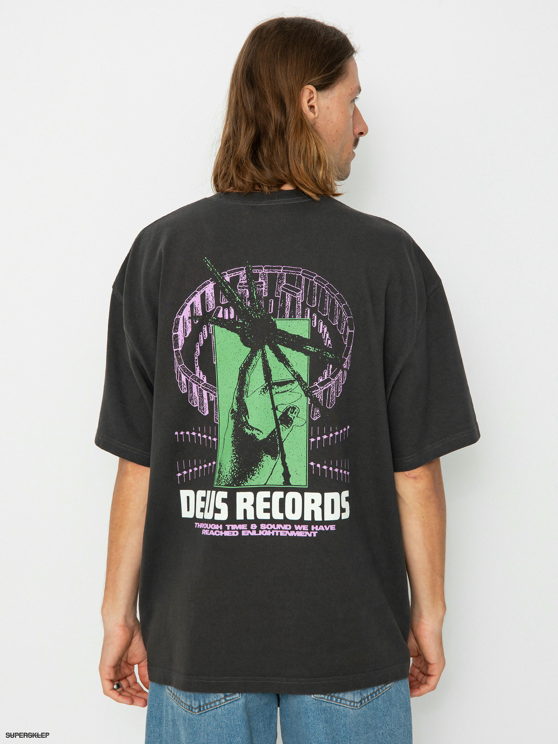 T-shirt Deus Ex Machina Time And Sound (anthracite)