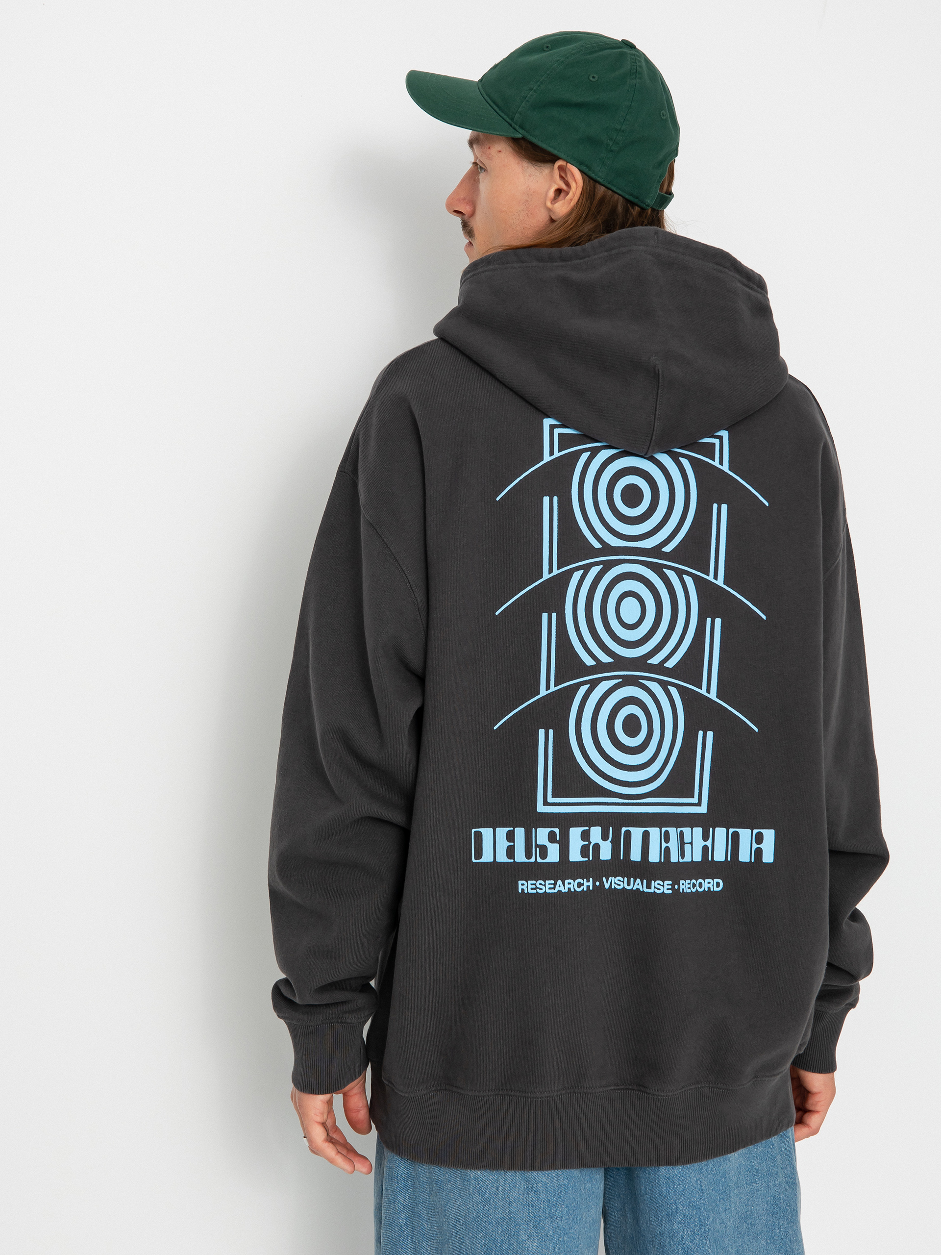 Bluza z kapturem Deus Ex Machina Rvr Tech HD (anthracite)
