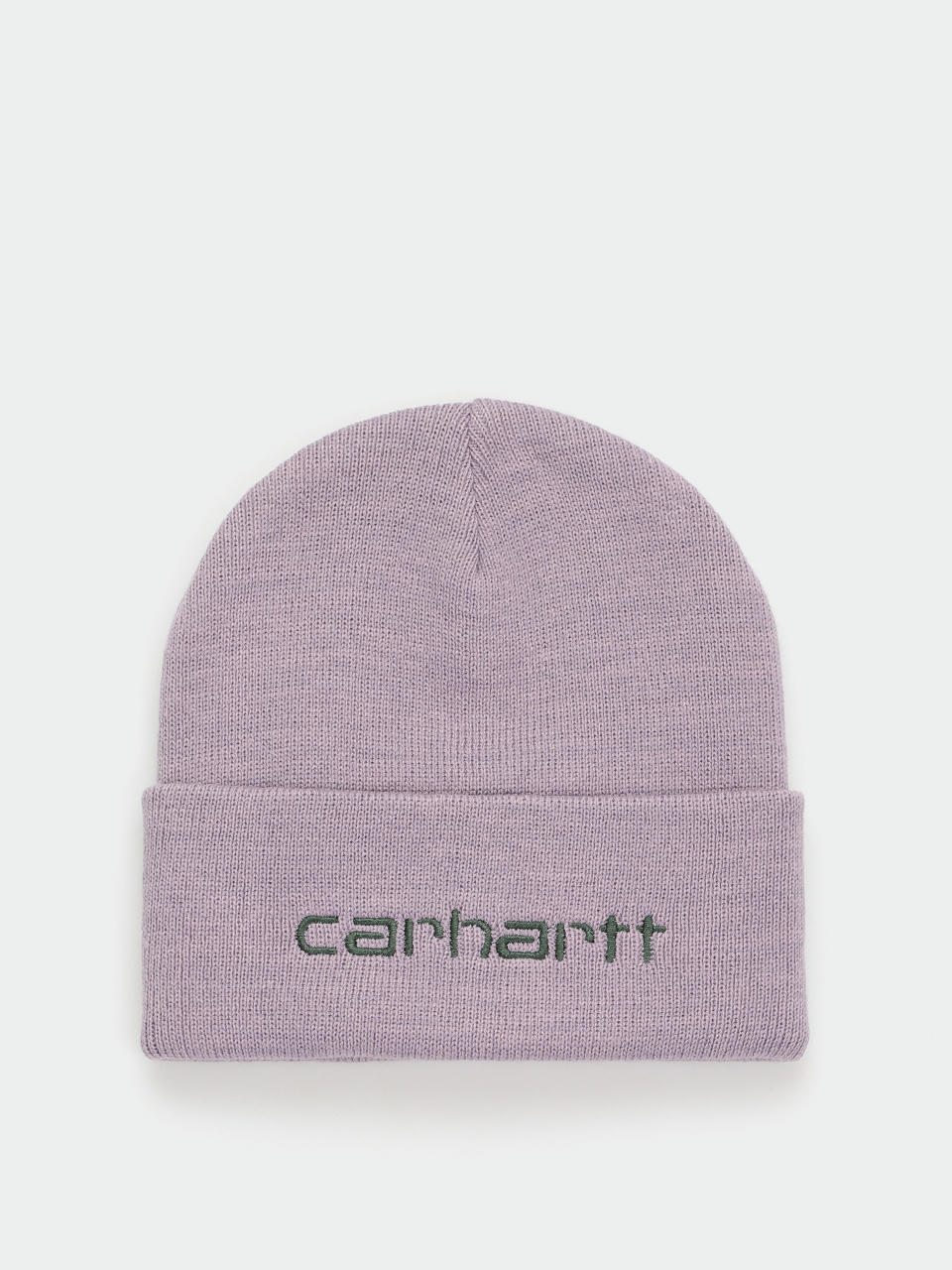 Czapka zimowa Carhartt WIP Script (glassy purple/discovery green)