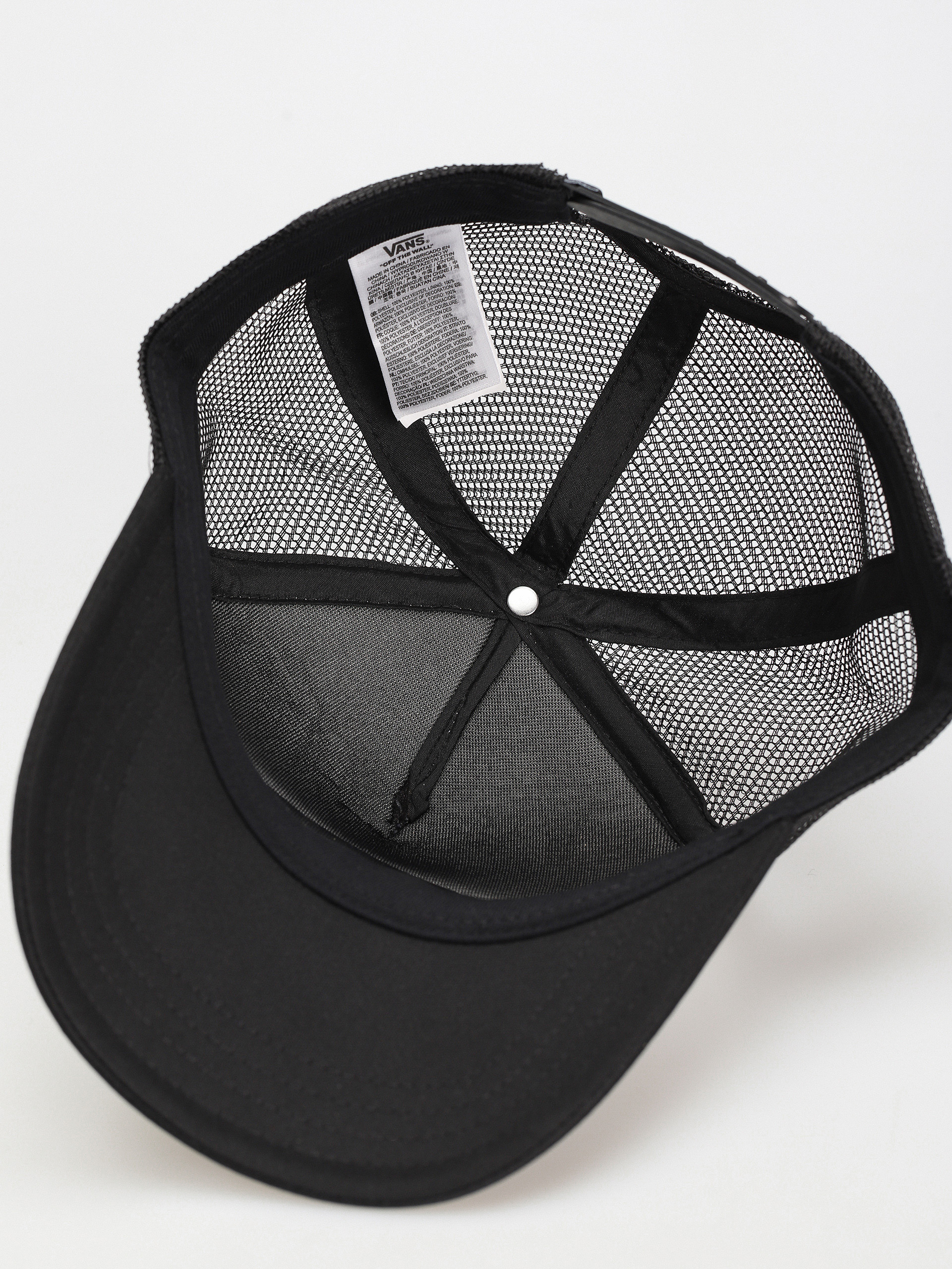 Czapka z daszkiem Vans Classic Patch Curved Bill Trucker (black/white)