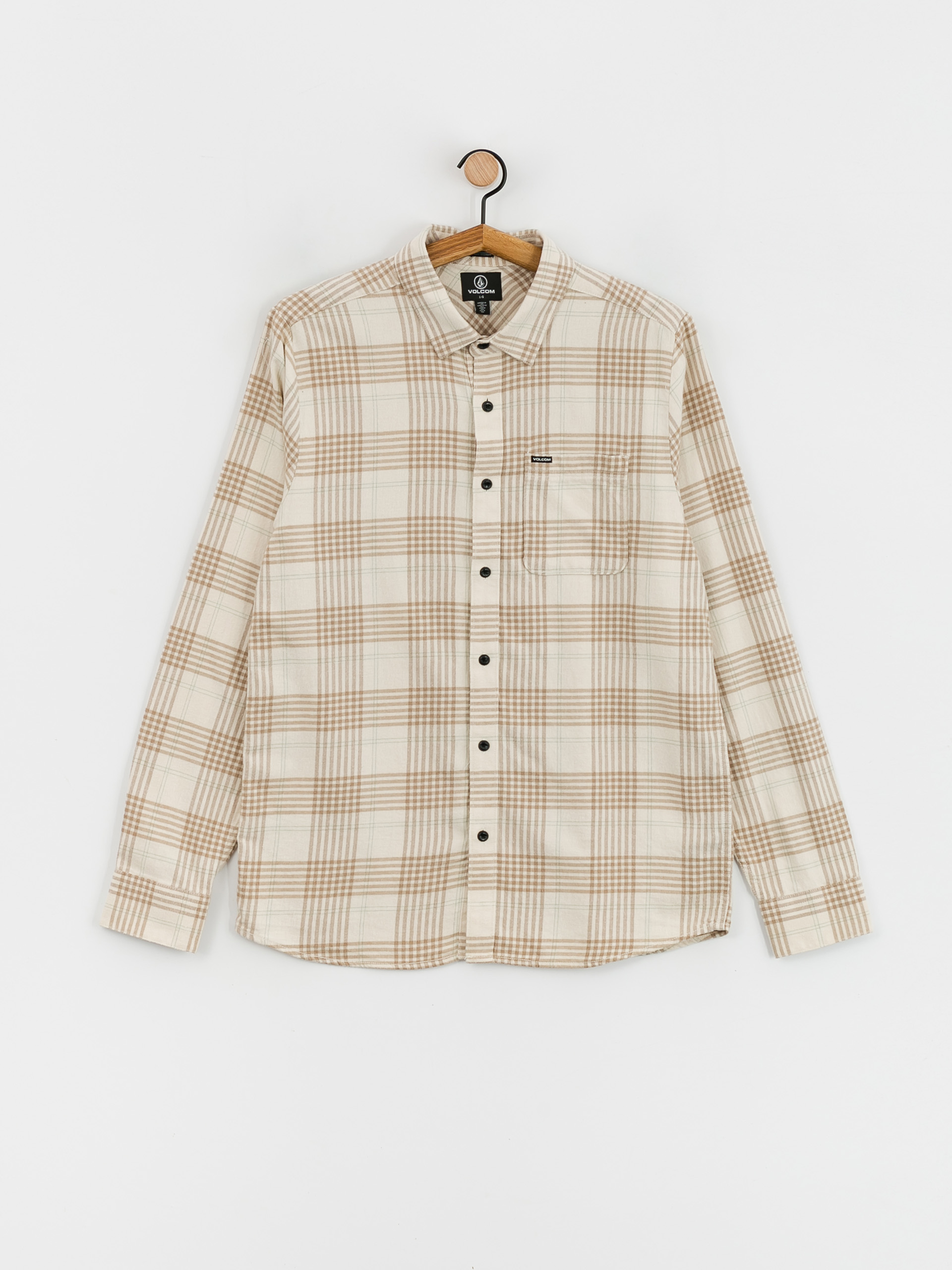 Koszula Volcom Caden Plaid Ls (dirty white)