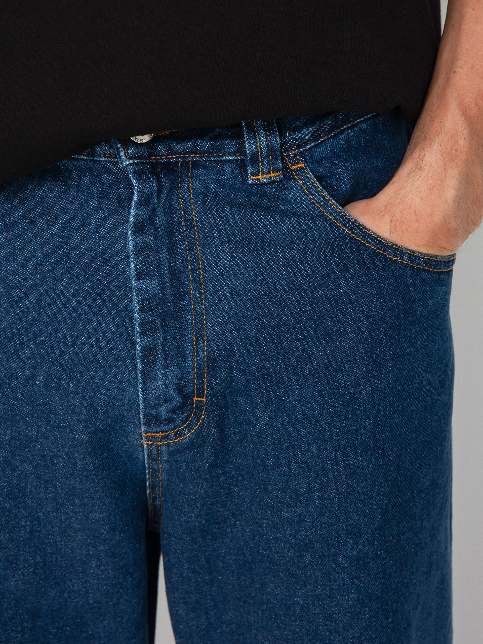 Spodnie Polar Skate 93 Denim - niebieski (dark blue)