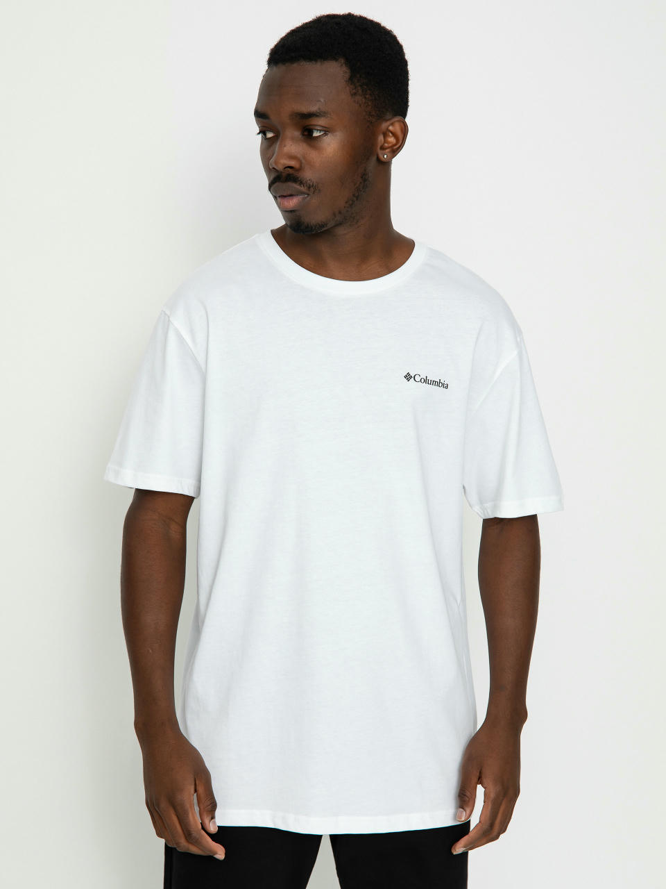 T-shirt Columbia Basic Logo (white/lc csc/branded graphic)