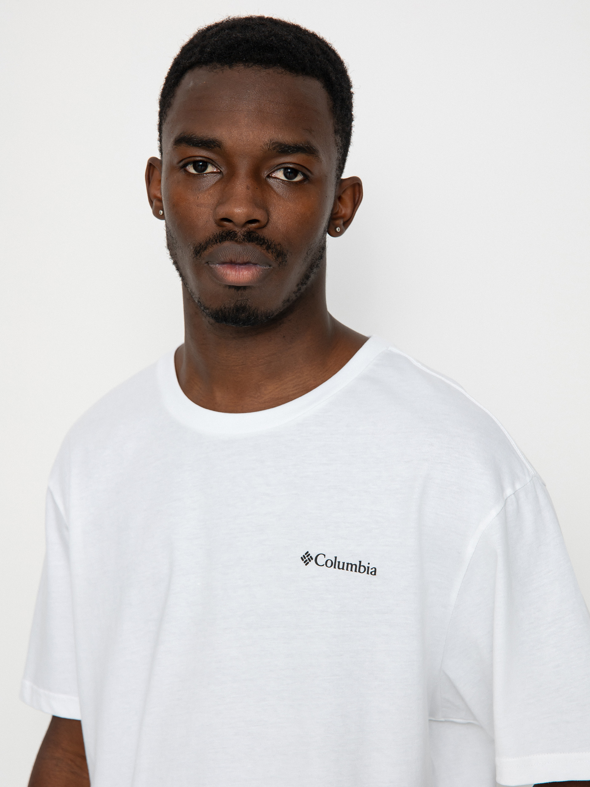 T-shirt Columbia Basic Logo (white/lc csc/branded graphic)
