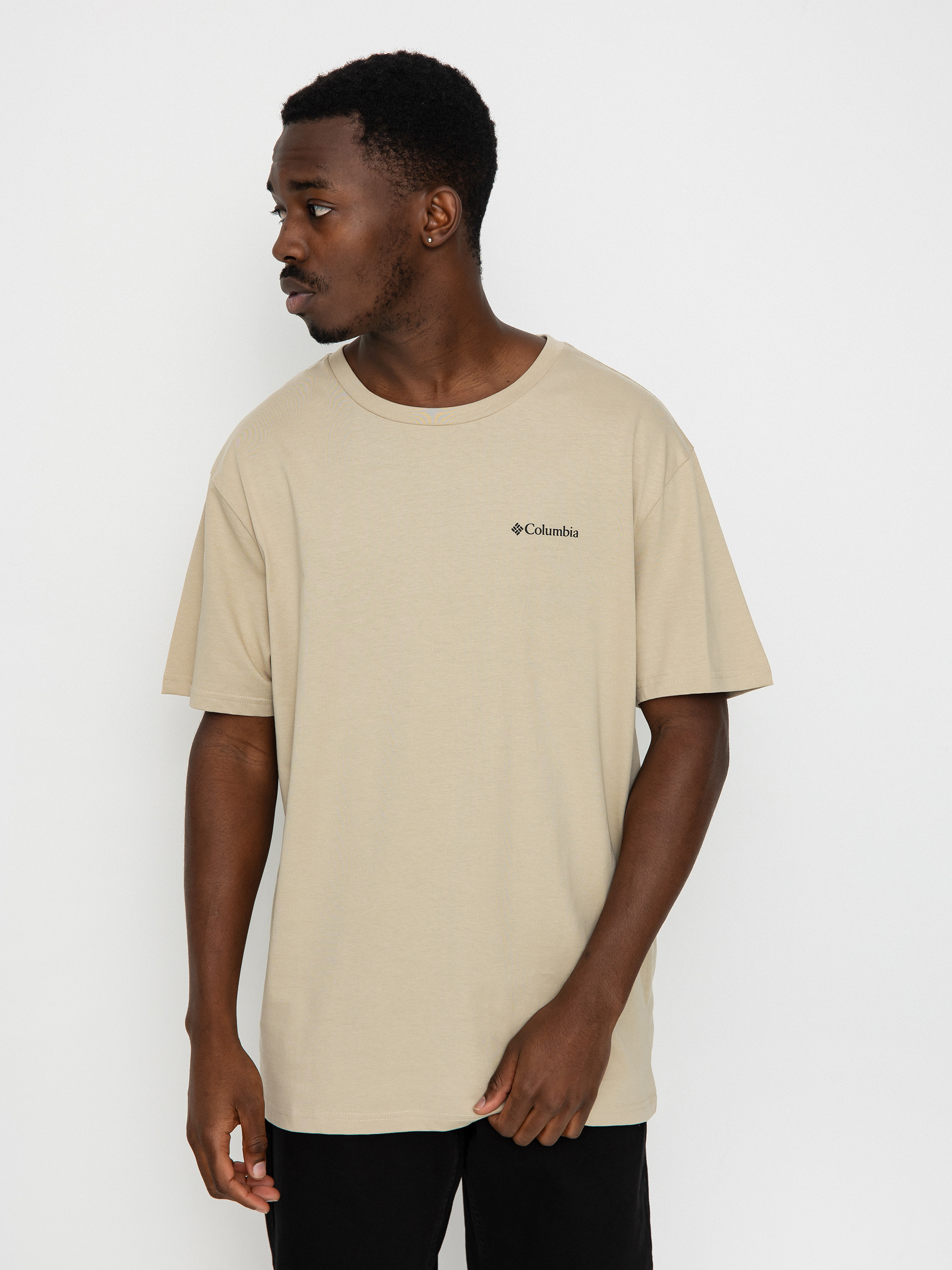 T-shirt Columbia Basic Logo (ancient fossil)