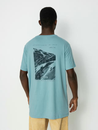T-shirt Columbia Tech Trail (stone blue/slopes)