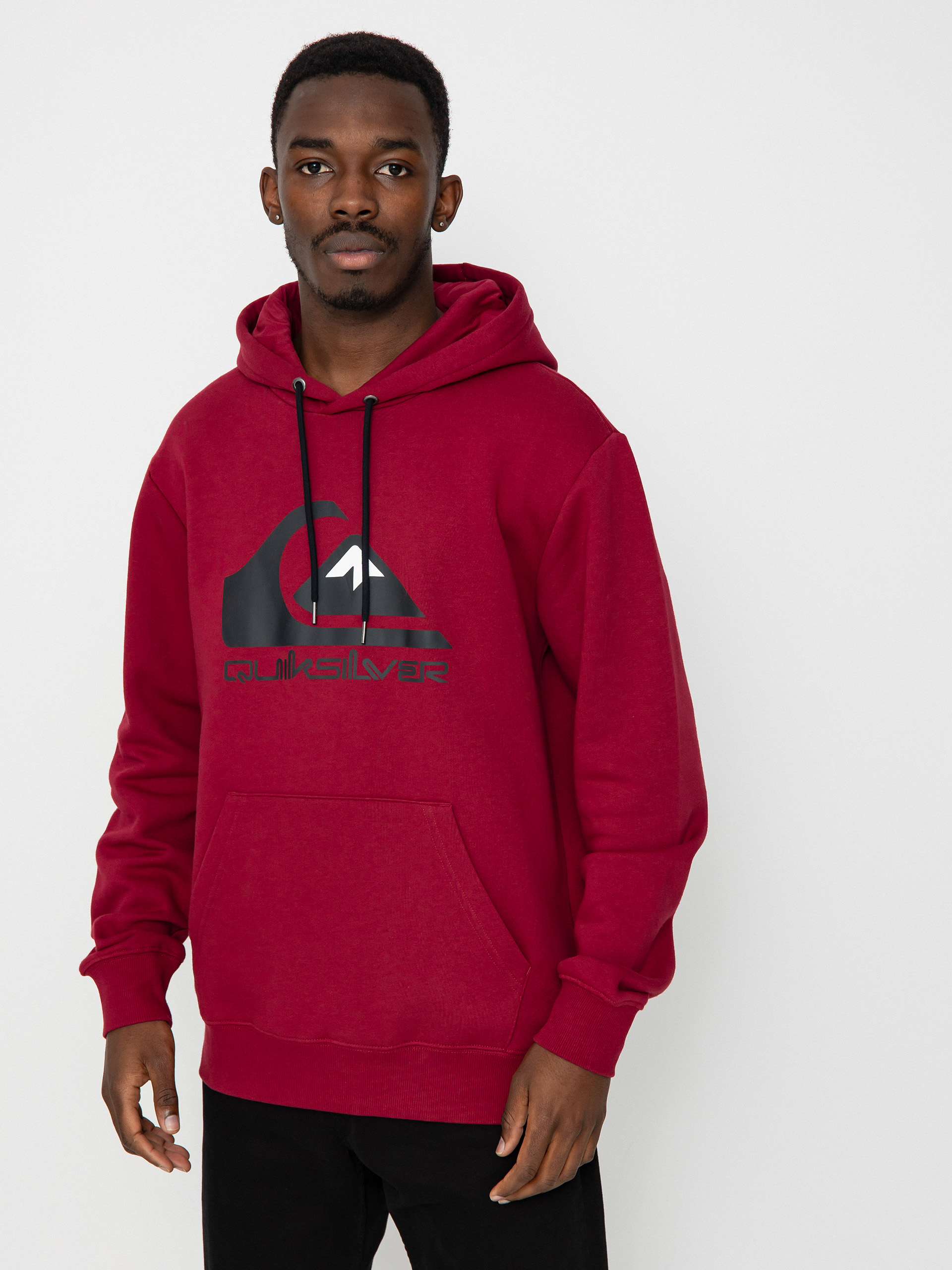 Bluza z kapturem Quiksilver Big Logo HD (tibetan red)