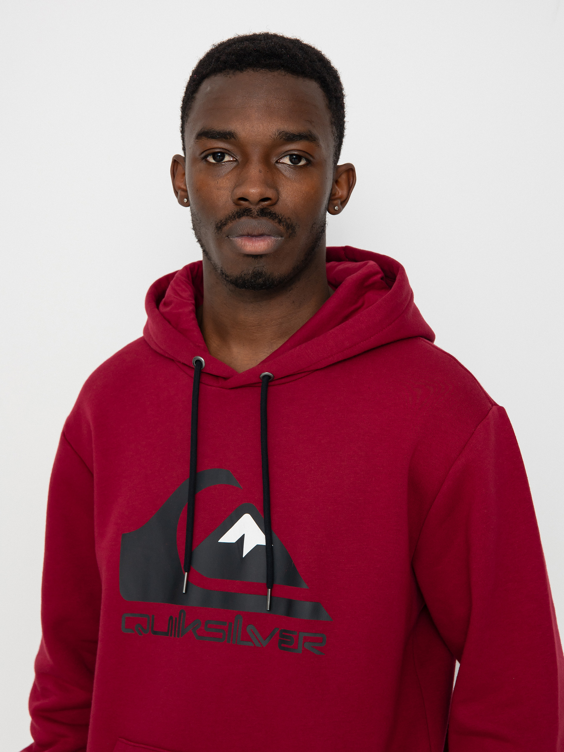 Bluza z kapturem Quiksilver Big Logo HD (tibetan red)