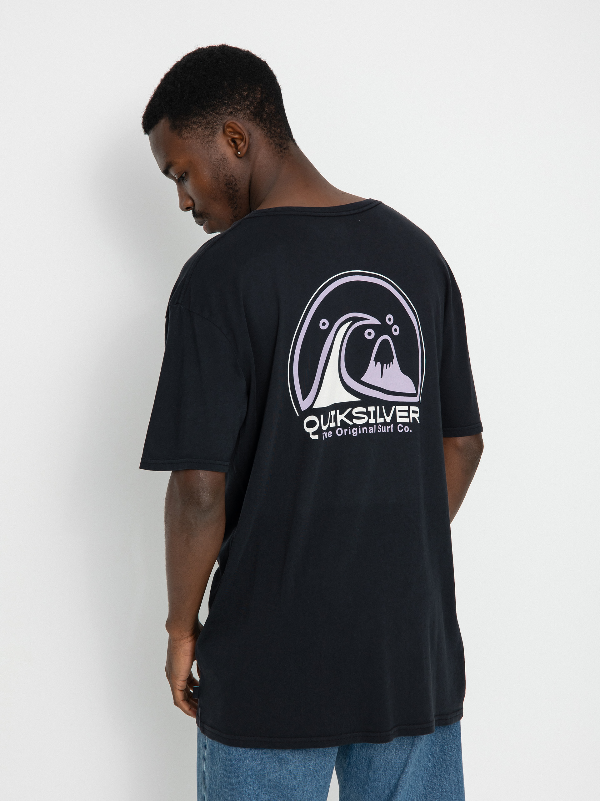 T-shirt Quiksilver Clean Circle (black)