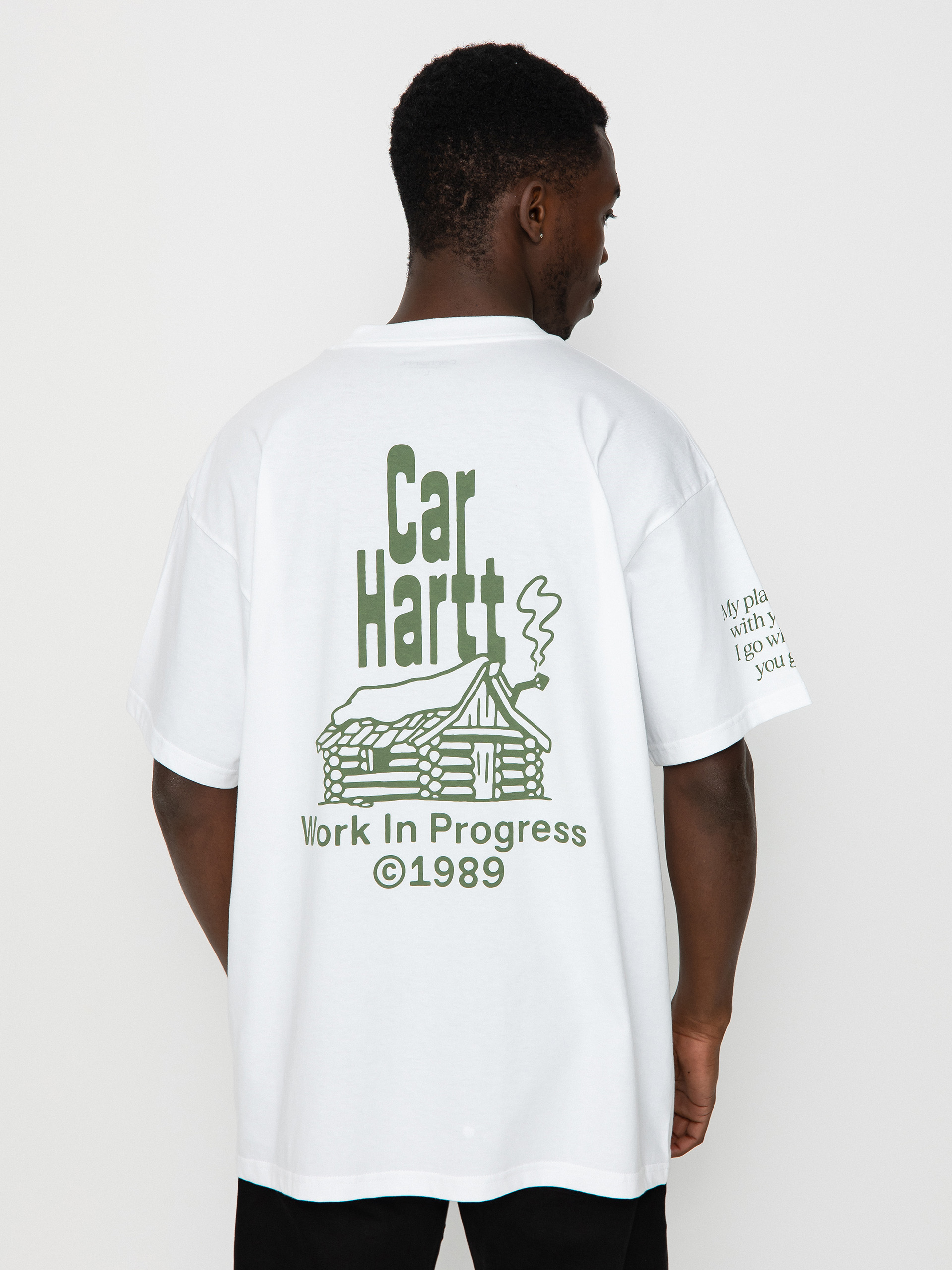 T-shirt Carhartt WIP Home (white/dollar green)