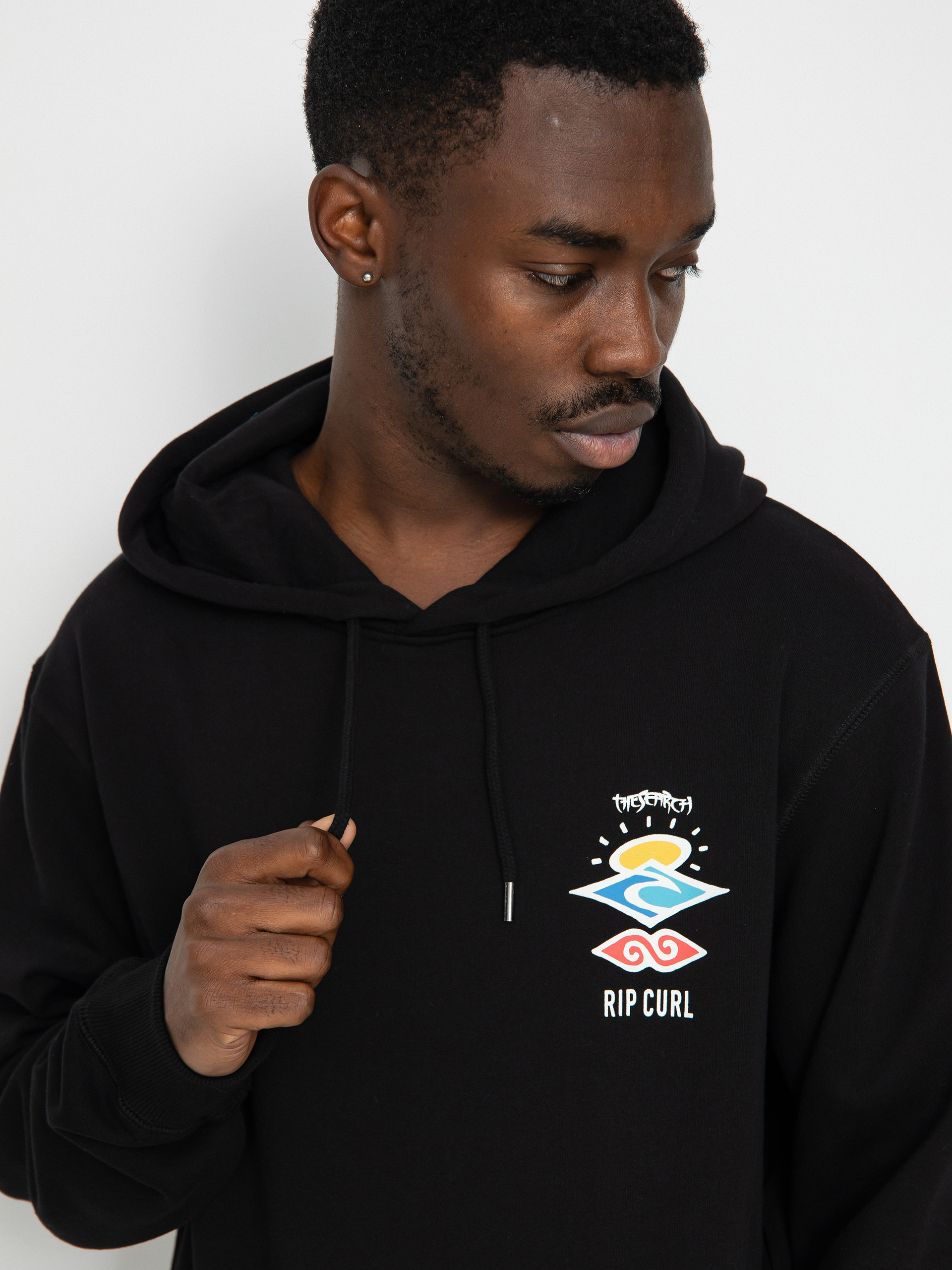 Bluza z kapturem Rip Curl Search Icon HD (black)