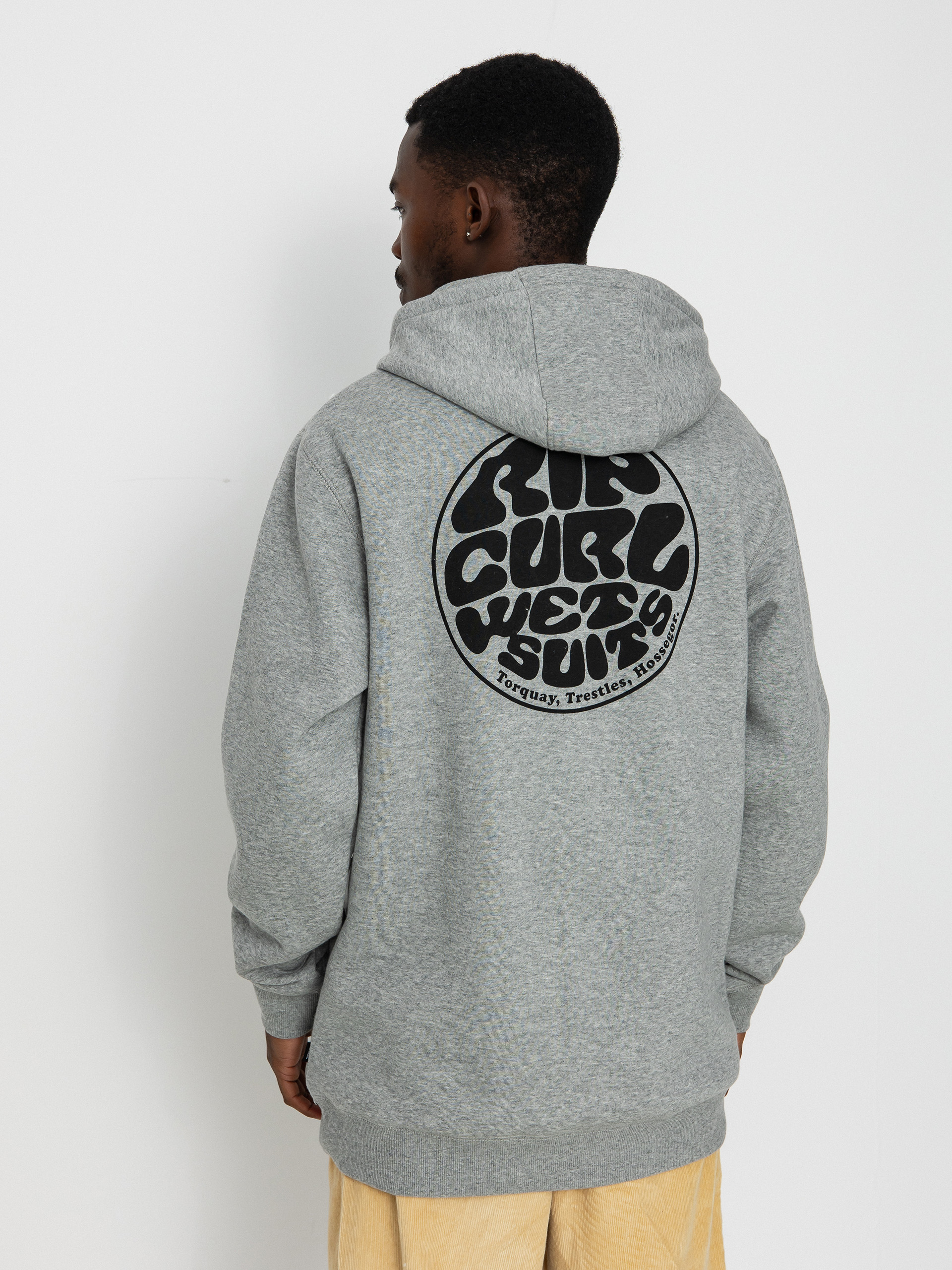 Bluza z kapturem Rip Curl Wetsuit Icon HD (grey marle)