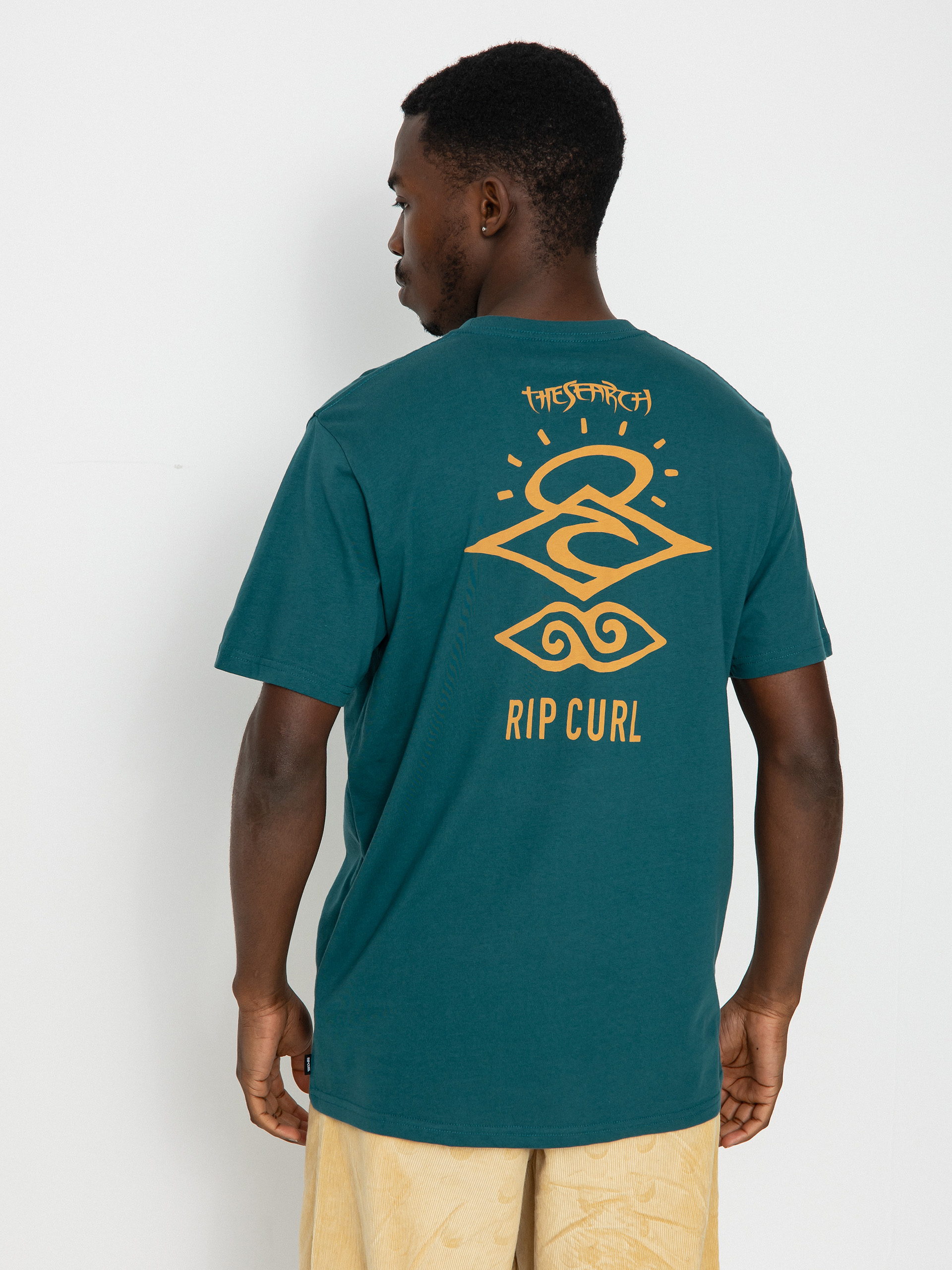 T-shirt Rip Curl Search Icon (blue green)