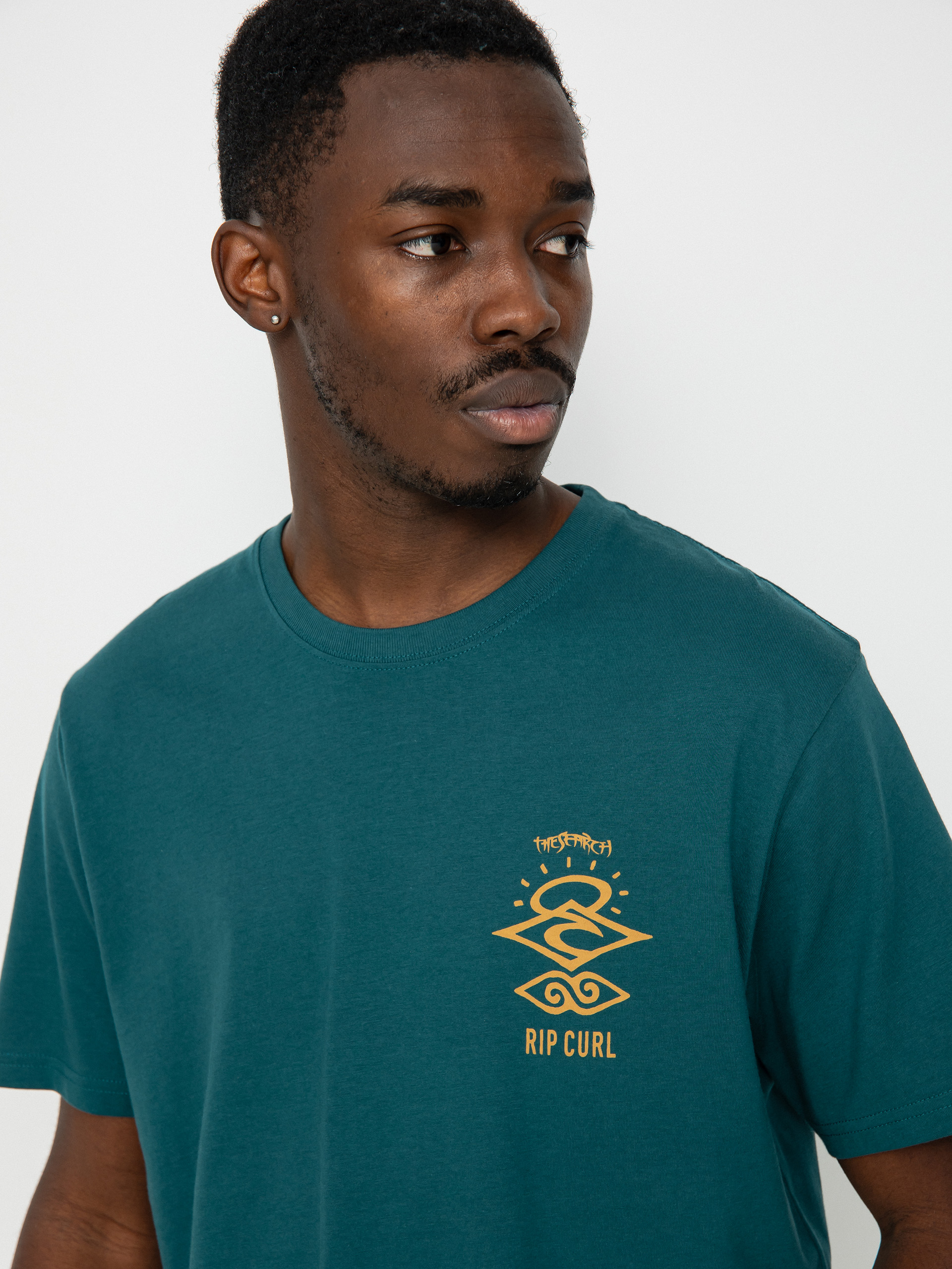 T-shirt Rip Curl Search Icon (blue green)