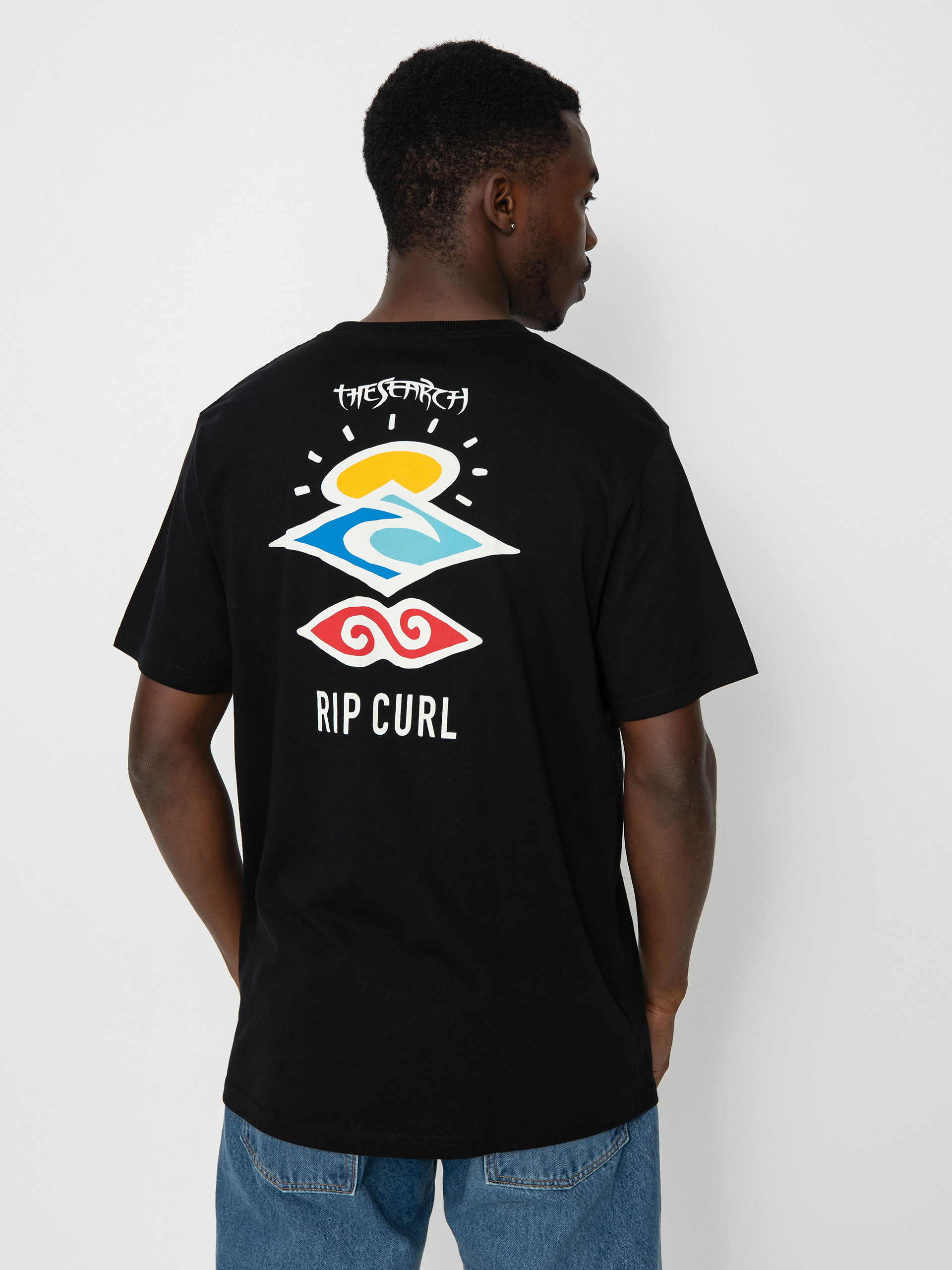 T-shirt Rip Curl Search Icon (black)