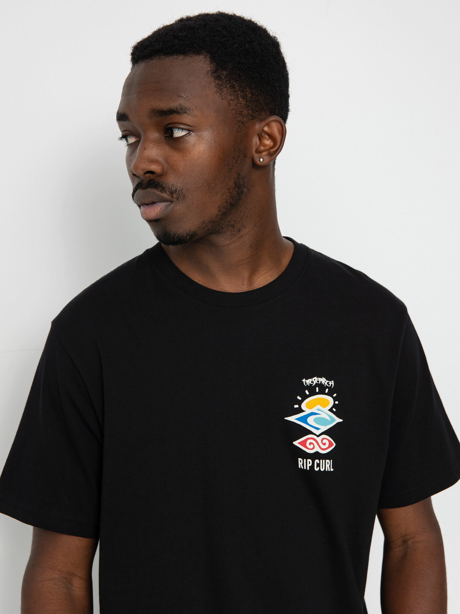 T-shirt Rip Curl Search Icon (black)