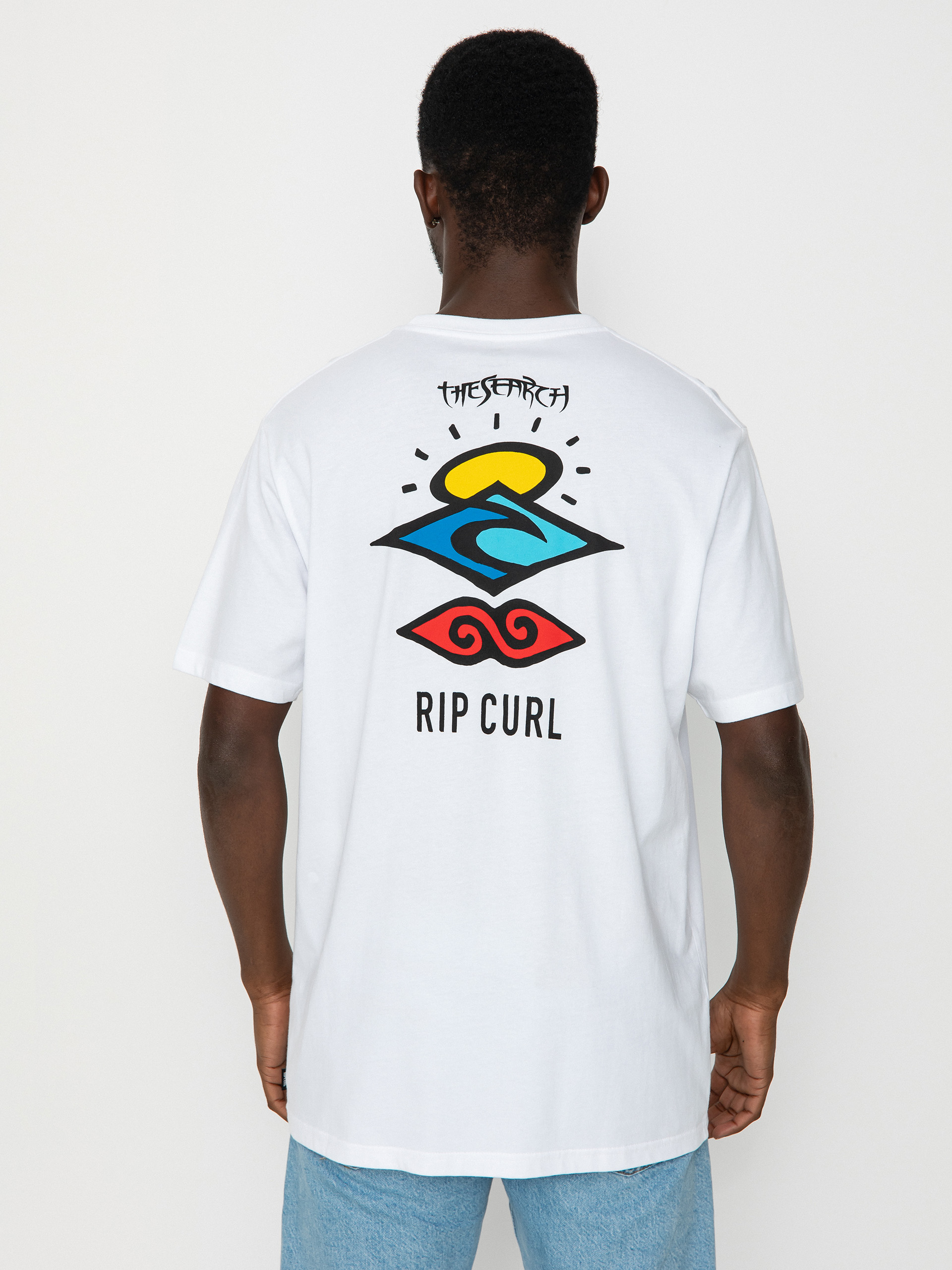 T-shirt Rip Curl Search Icon (white)