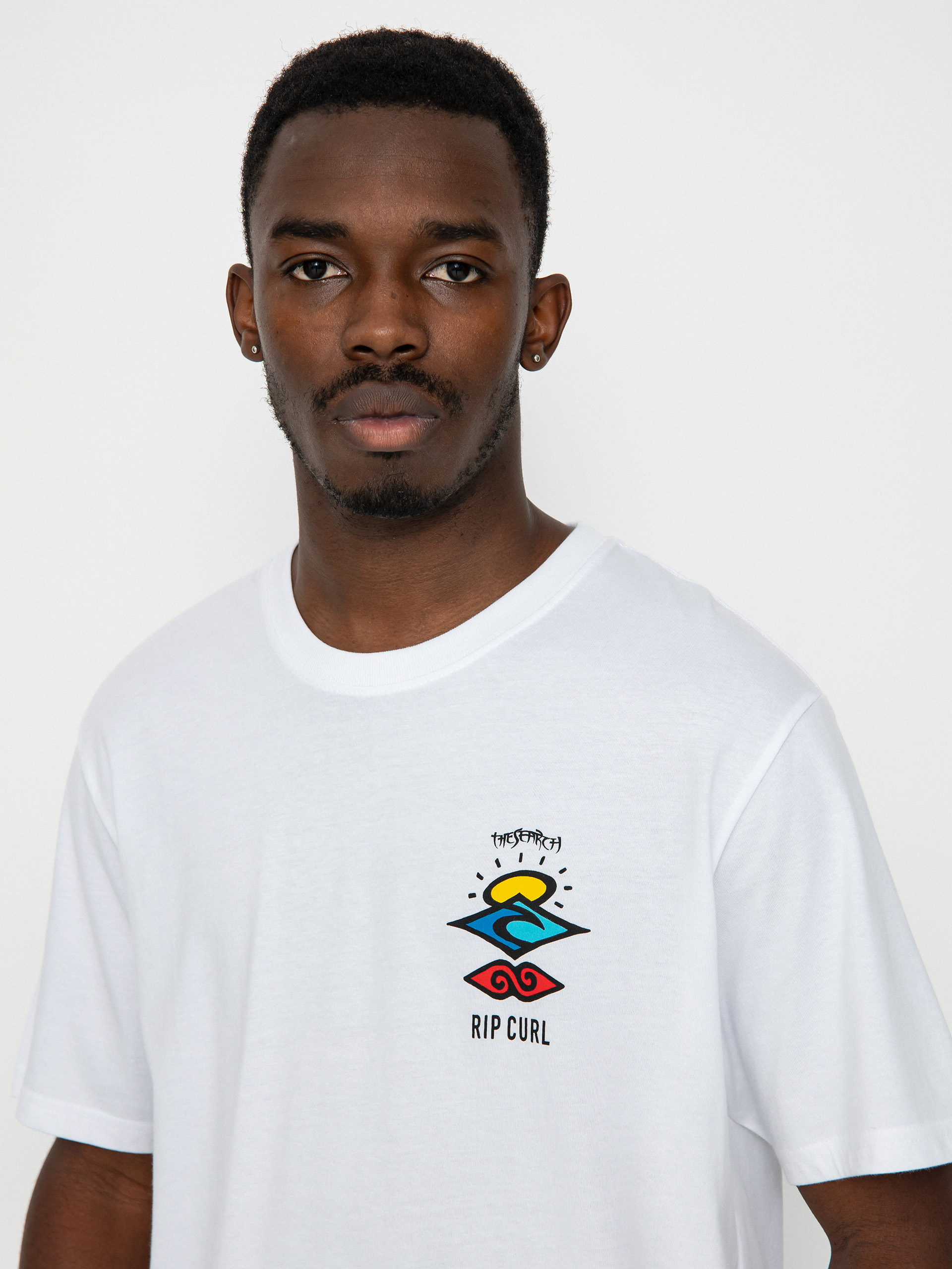 T-shirt Rip Curl Search Icon (white)