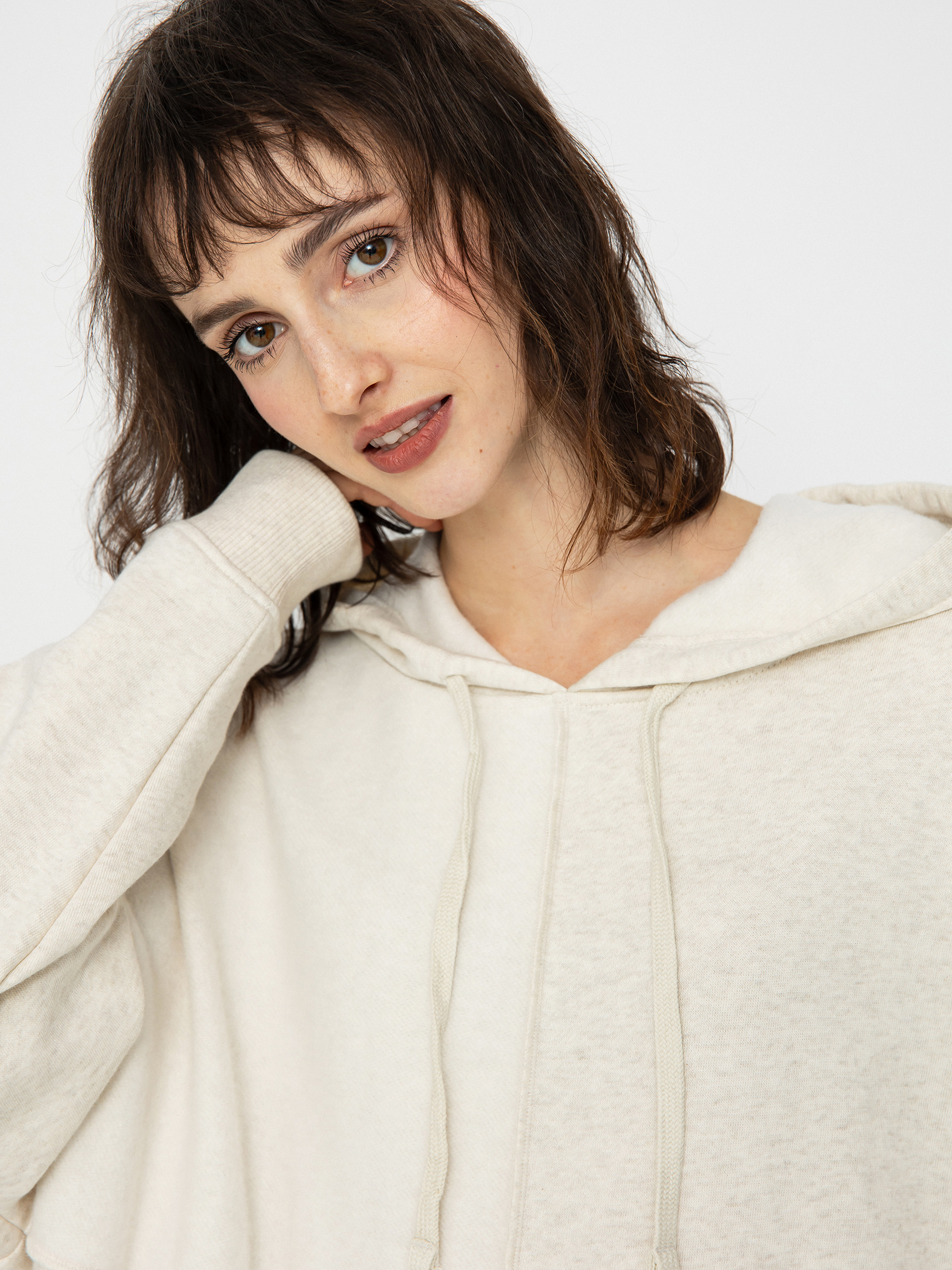 Bluza z kapturem Vans Flip It HD Wmn (dusk downer oatmeal heather)