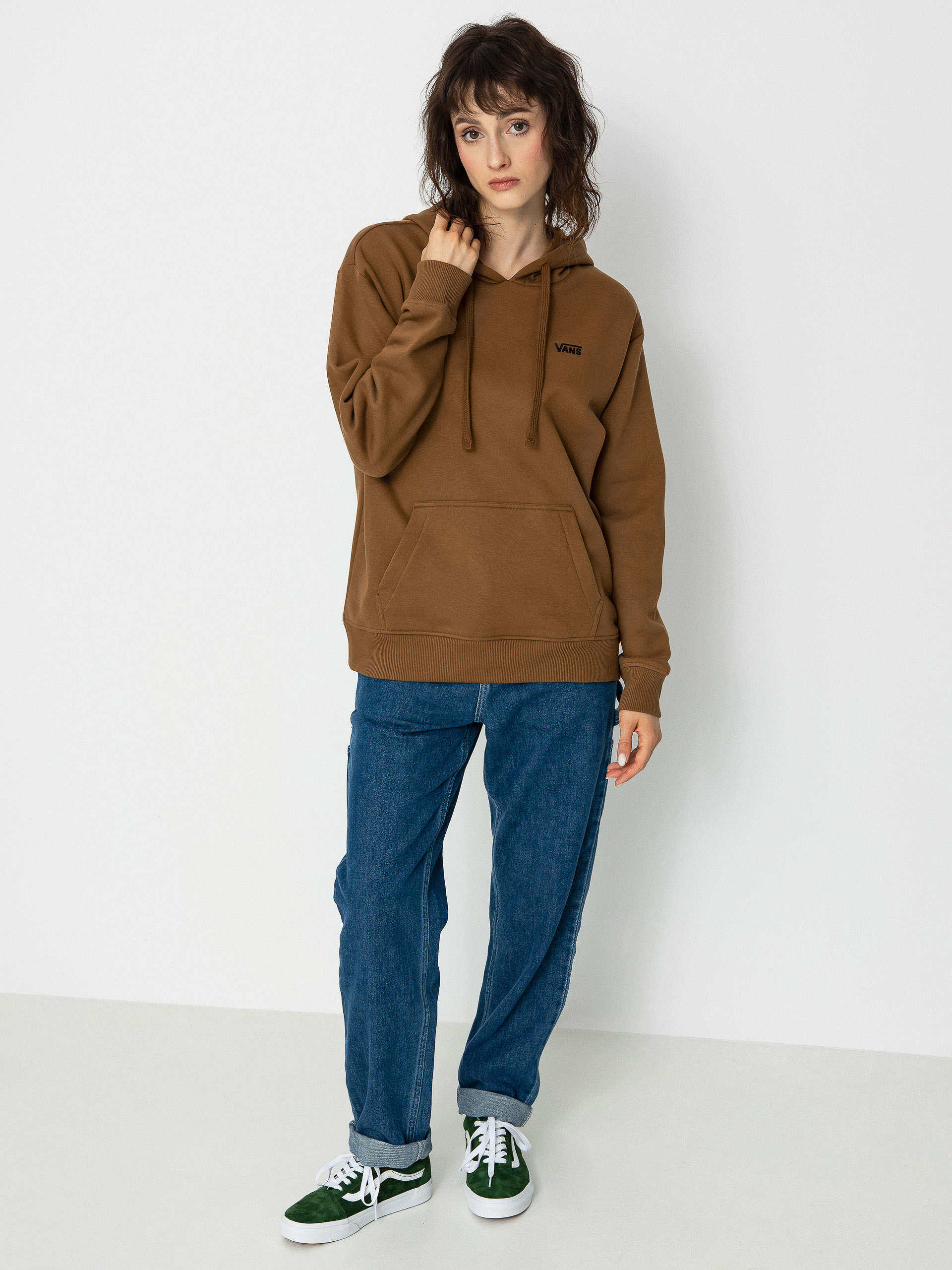 Bluza z kapturem Vans Flying V Bff Emea HD Wmn (flying v sepia)
