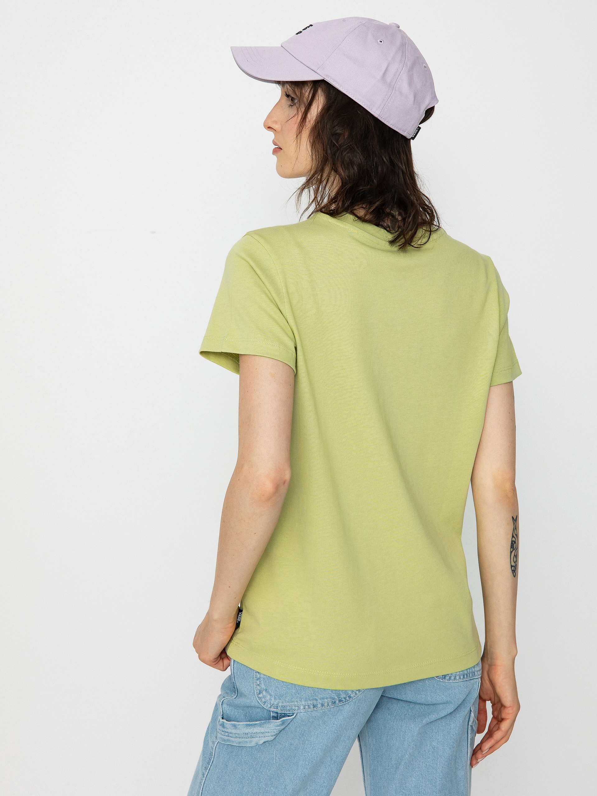 T-shirt Vans Trippy Paisley Crew Wmn (trippy paisley floral winter pear)