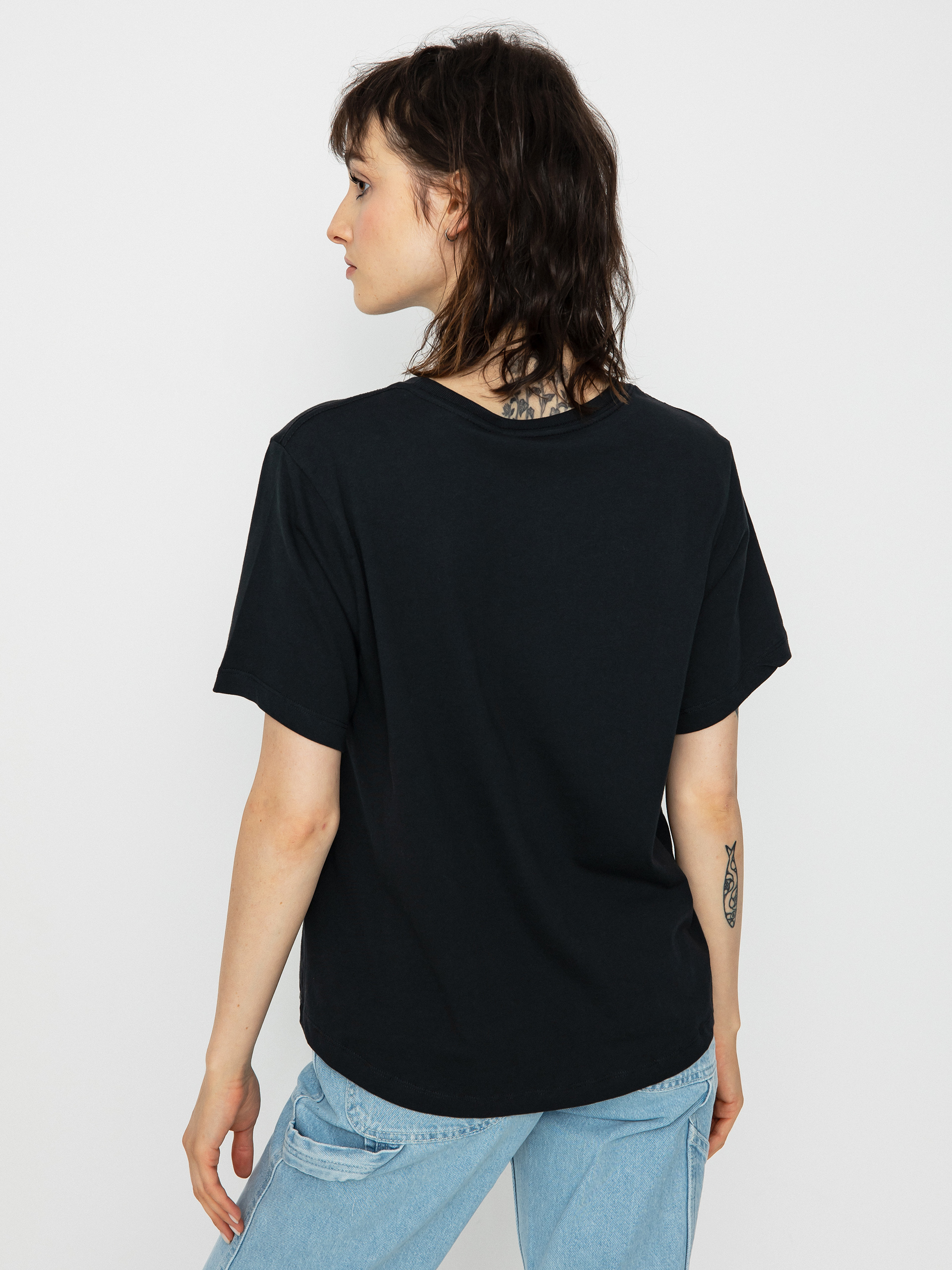 T-shirt RVCA Rvca Arch Keyline Wmn (rvca black)
